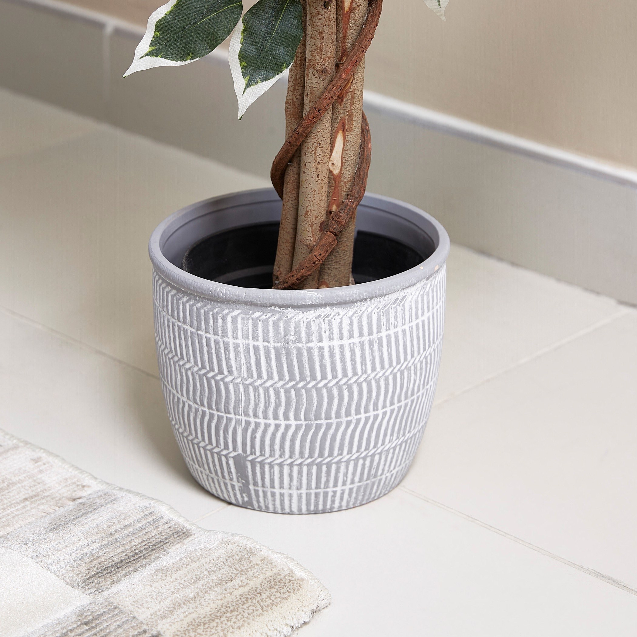 إصيص حديقة دولميت تيراكوتا من ميزون-hbxdecorandfurnishings-homeaccessories-artificialflowersandplants-image-1