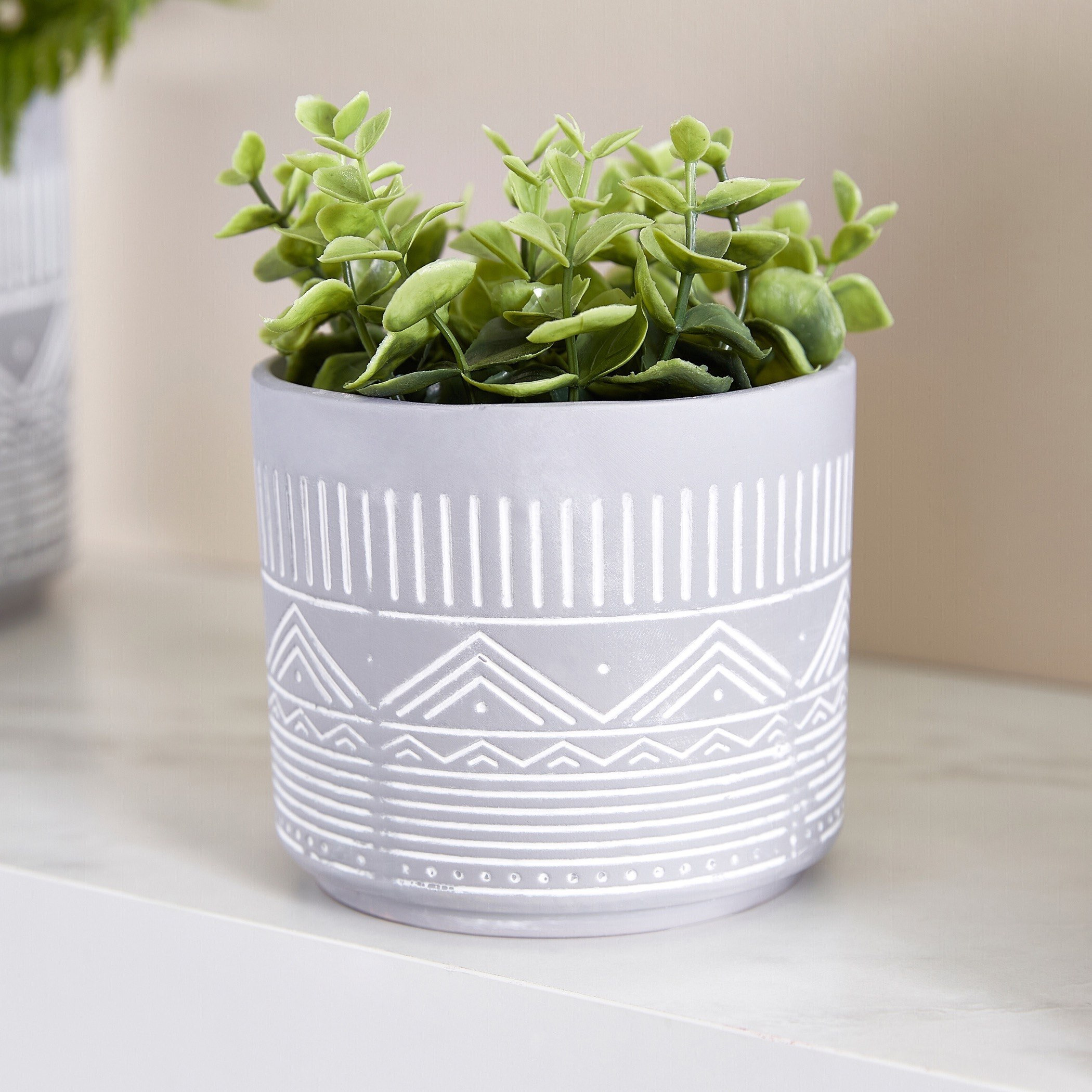 إصيص حديقة دولميت تيراكوتا من ميزون-hbxdecorandfurnishings-homeaccessories-artificialflowersandplants-image-2