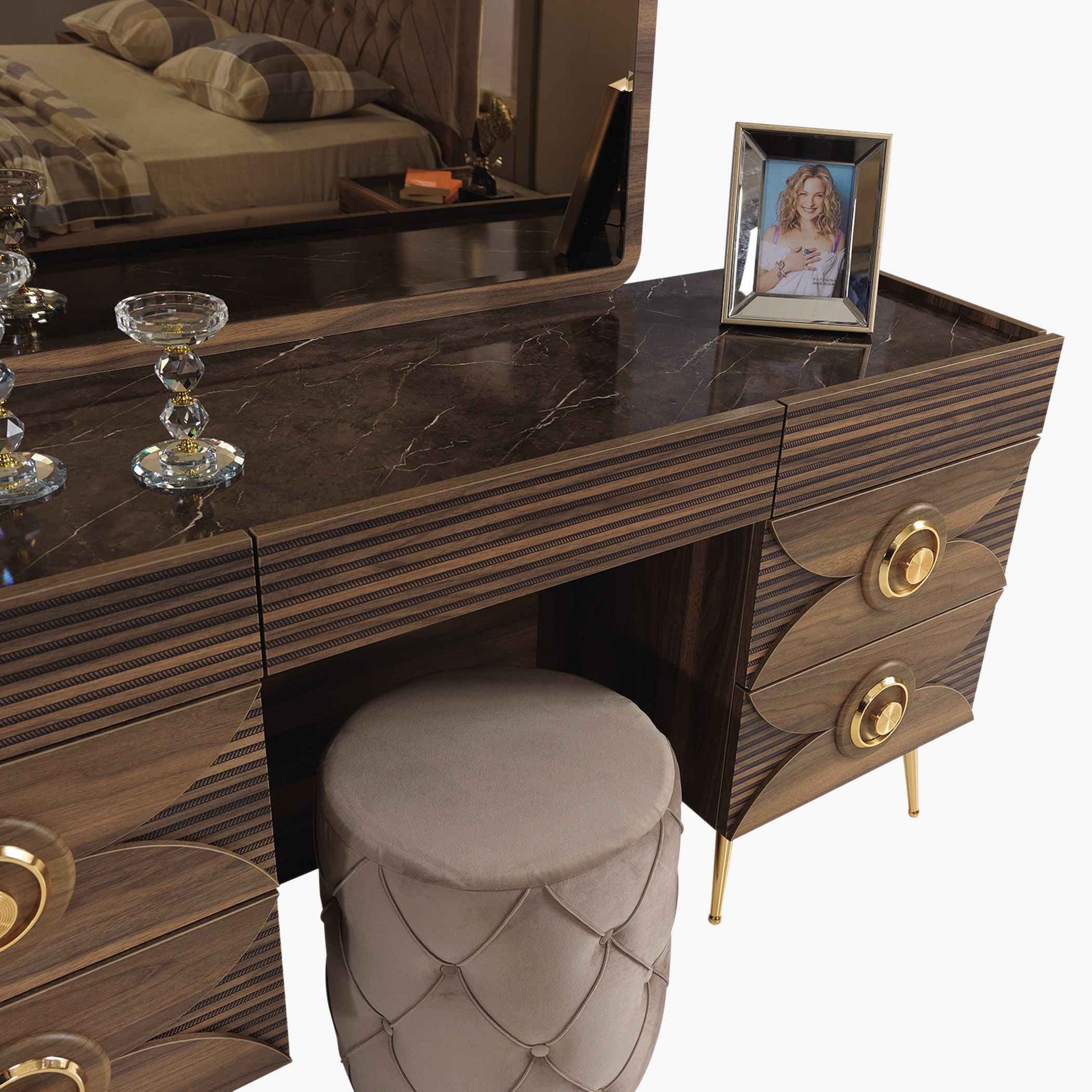 طقم سرير كينج 6 قطع من كوزا- 180x200 سم-hbxbedroom-bedsandbedsets-bedroomsets-king-image-10