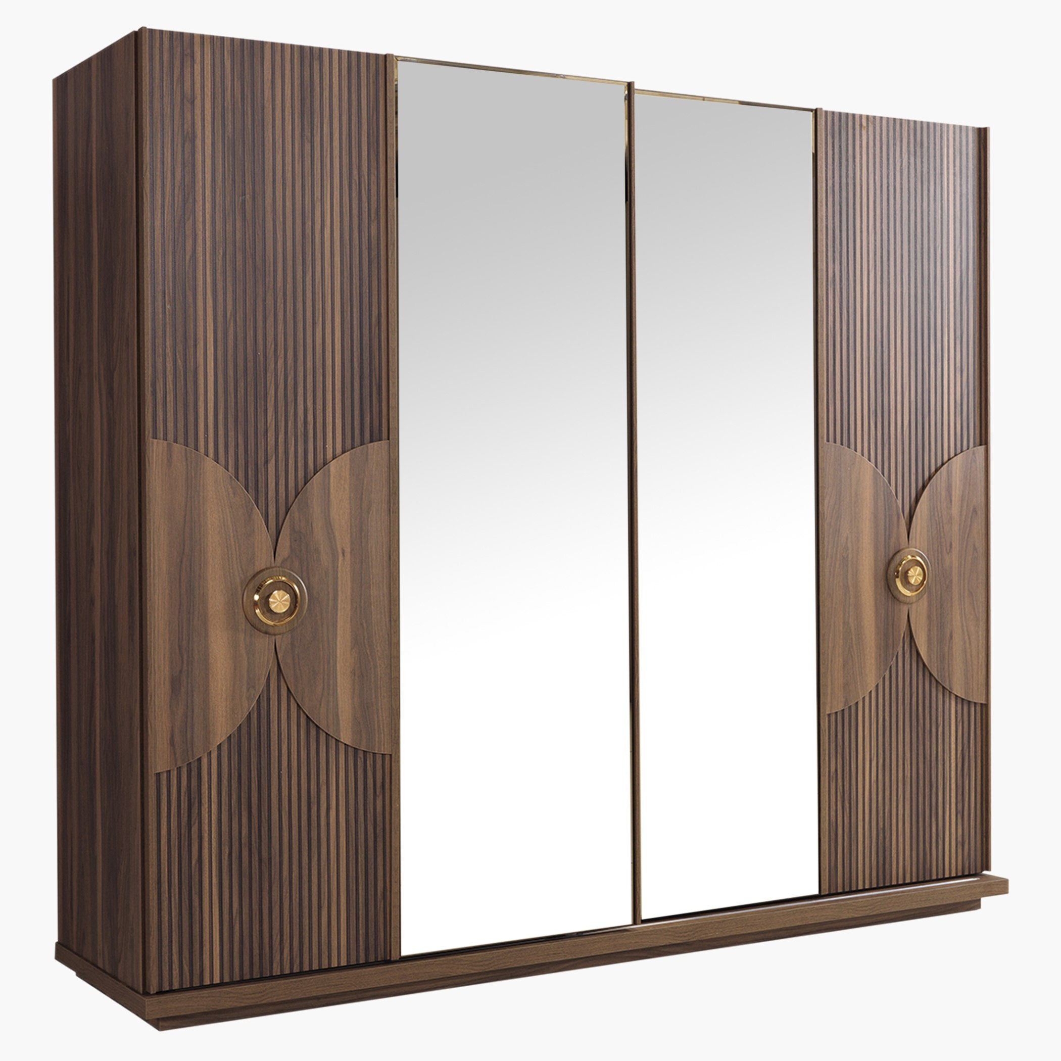 خزانة ملابس بباب انزلاقي مع مرآتين من كوزا-hbxfurniture-wardrobes-image-1