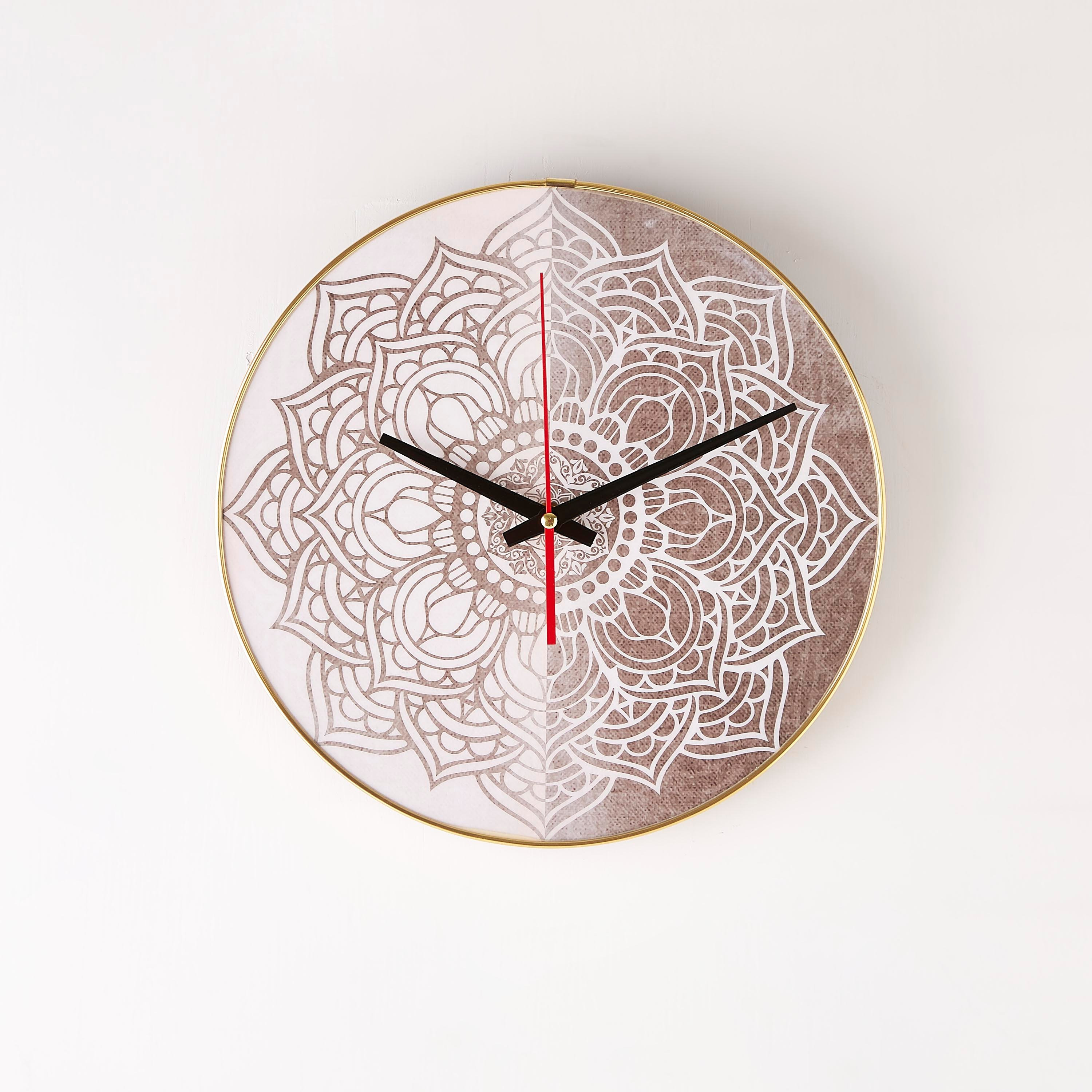 Glaze Madallion Round Frame Clock-hbxdecorandfurnishings-homeaccessories-clocks-image-5