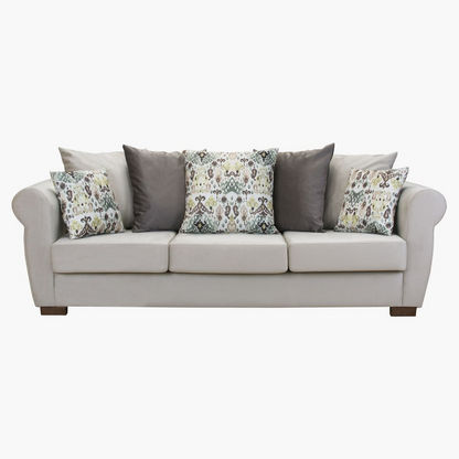 Byblos 3-Seater Sofa with 7-Cushions