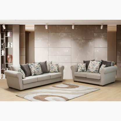 Byblos 3-Seater Sofa with 7-Cushions