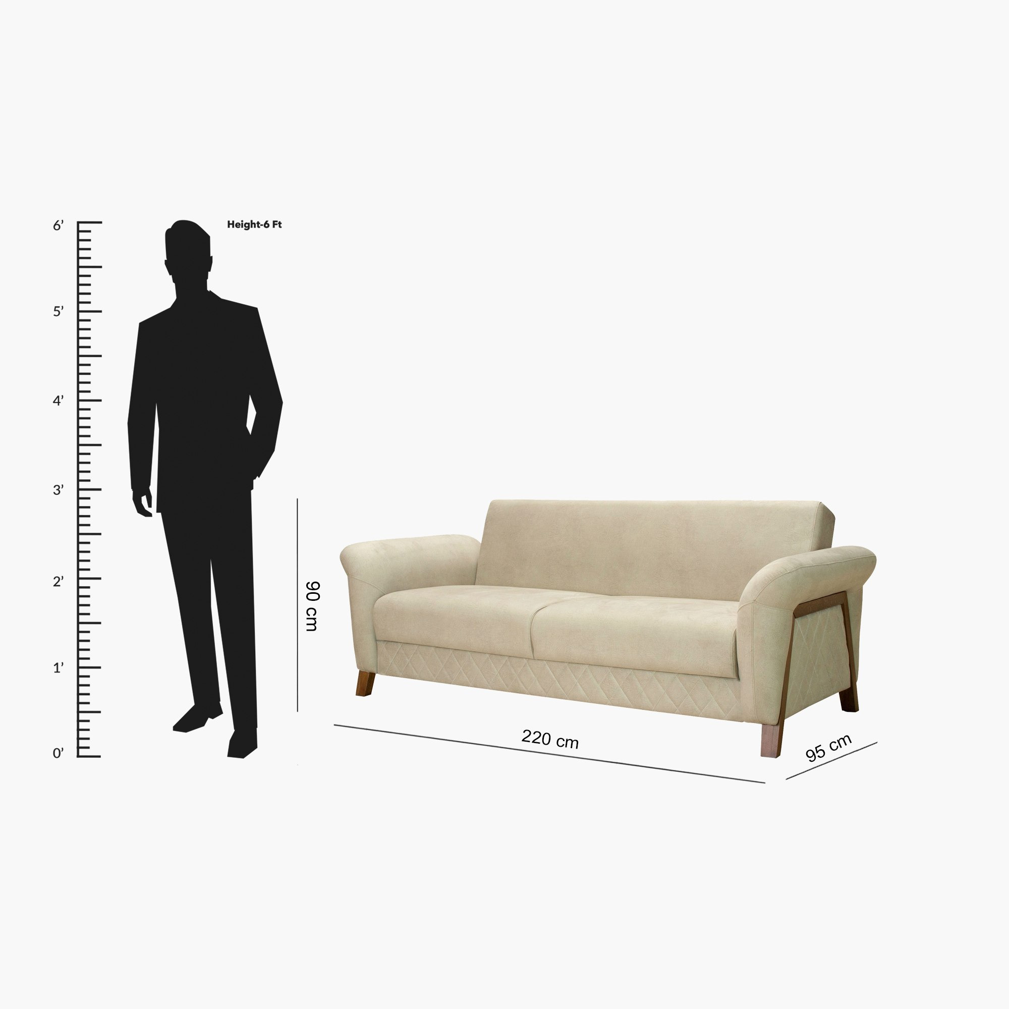 Russel 3-Seater Sofa Bed with 2-Cushions and Storage-hbxlivingroom-sofasandarmchairs-sofas-image-11