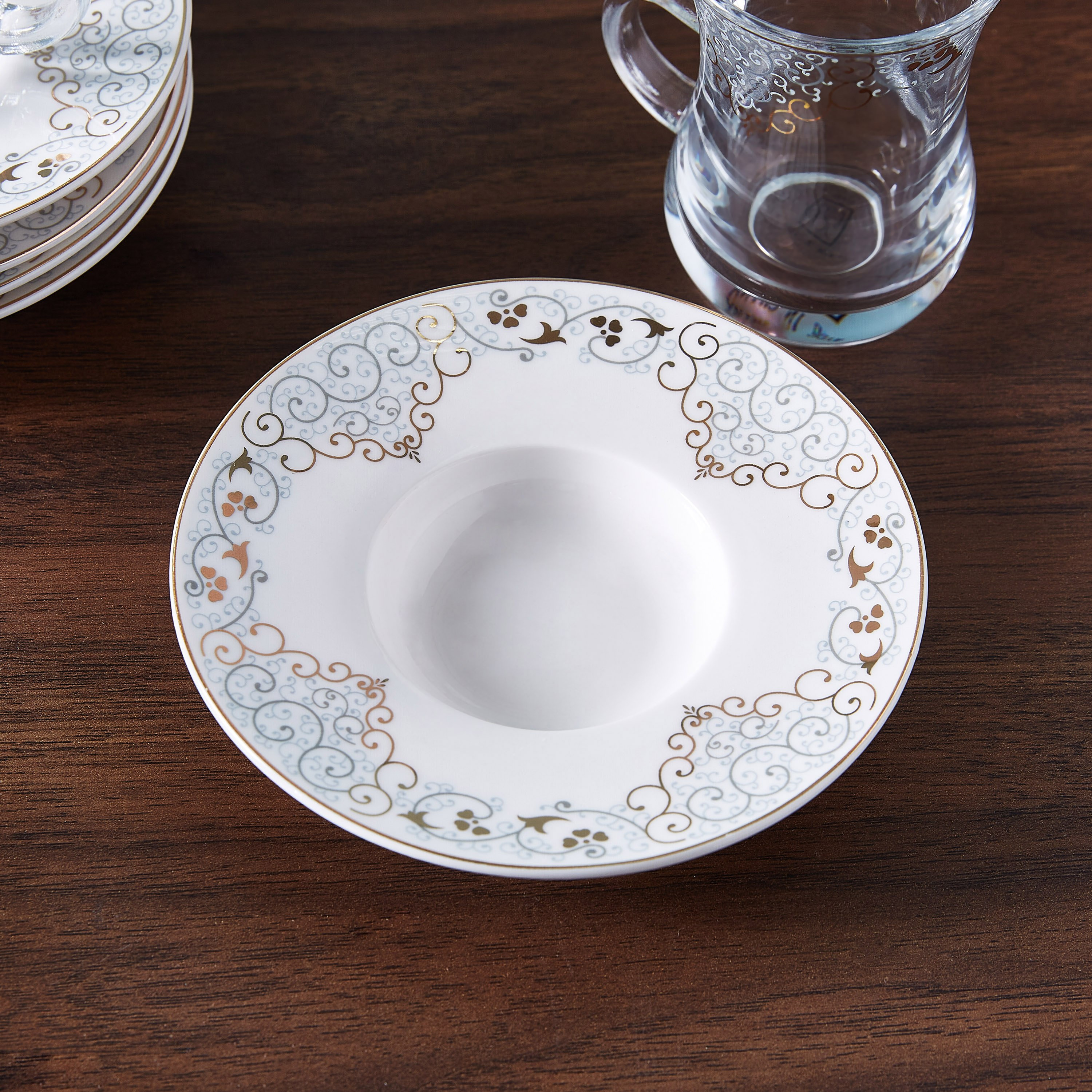 طقم استيكان بطبعات من أوركيد - 12 قطع-hbxhomeware-diningandtabletop-coffeeandteasets-image-4