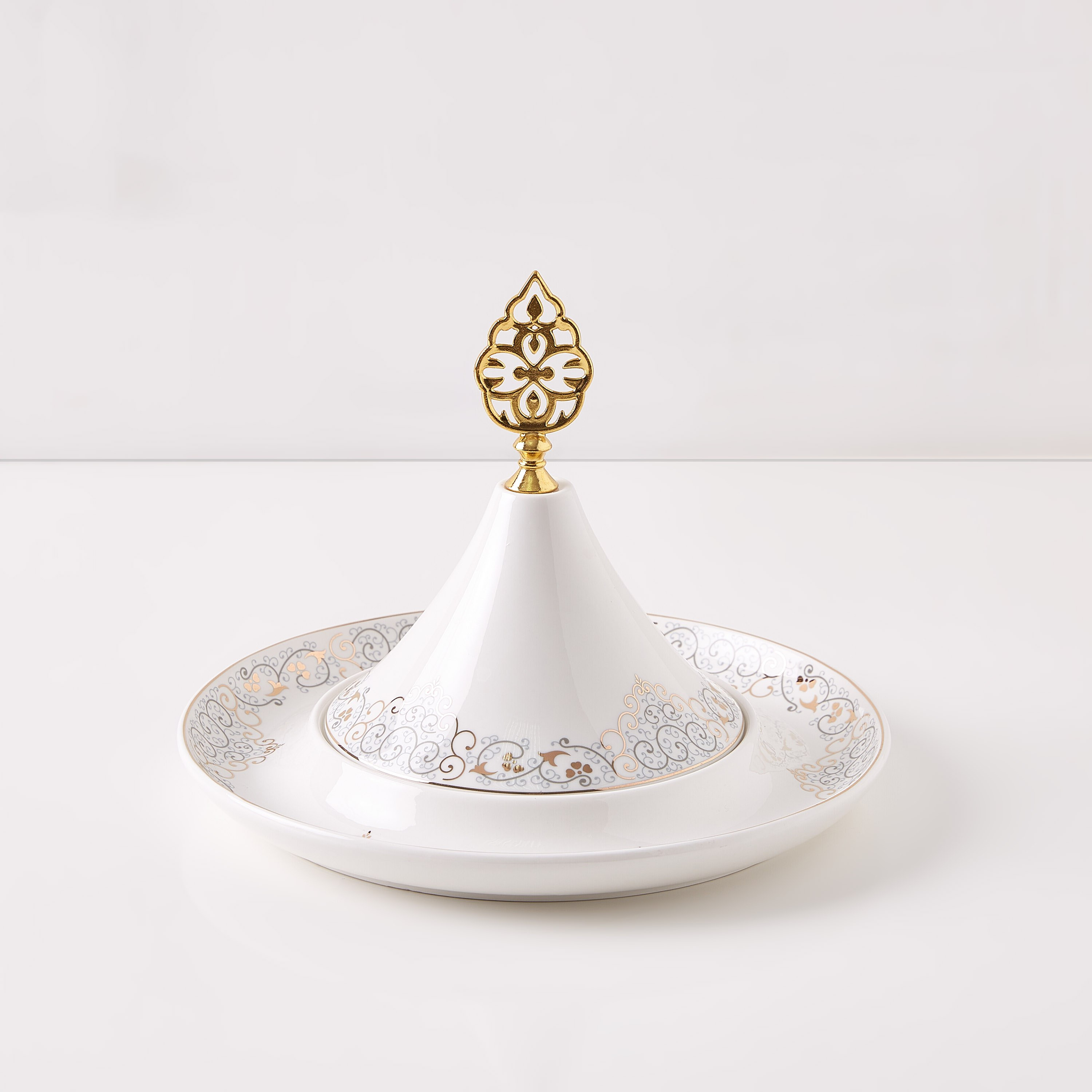 صحن مع غطاء بطبعات من أورشيد- 25 سم-hbxdecorandfurnishings-tabletop-serveware-image-5