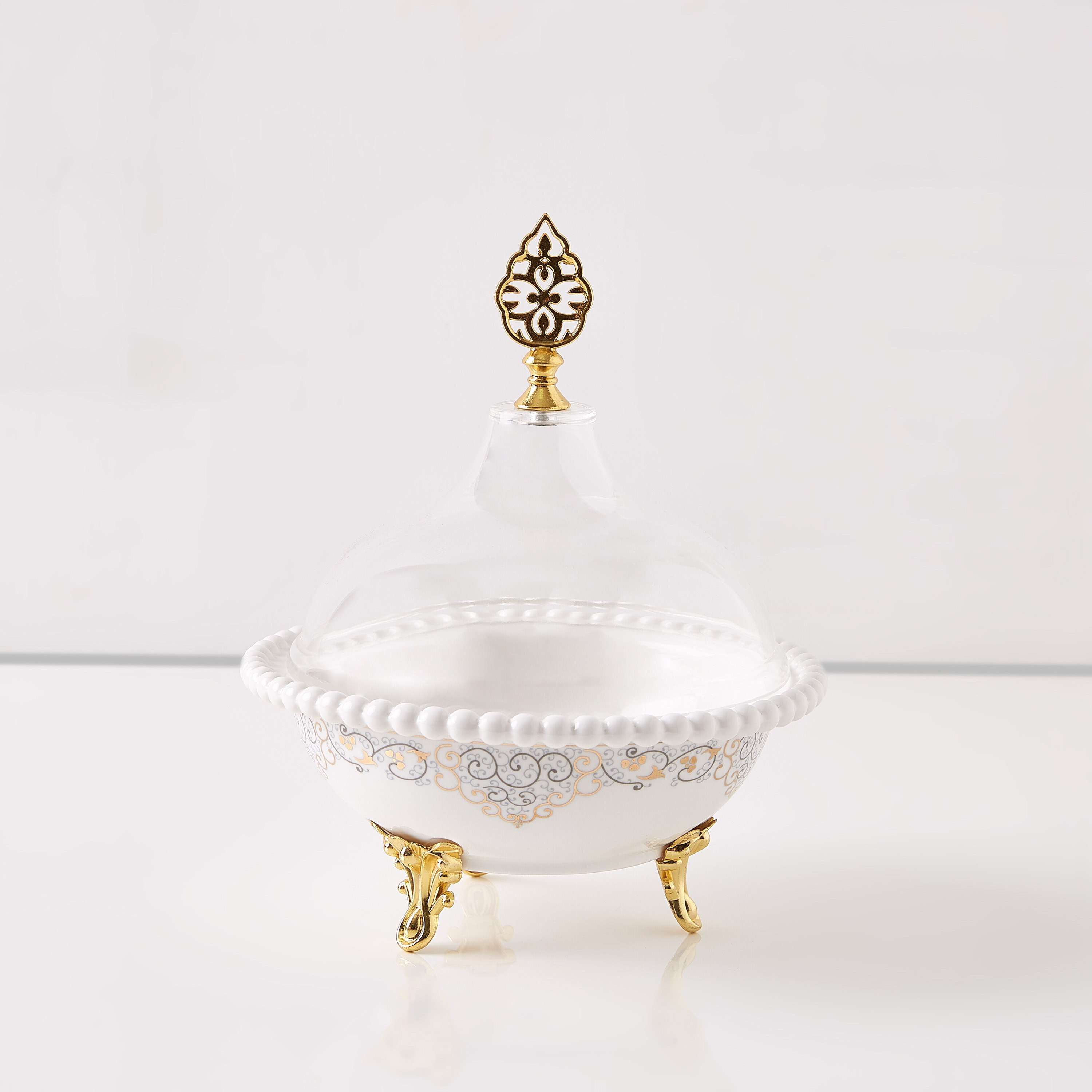 وعاء تمر بطبعات وغطاء زجاجي من أوركيد - 20 سم-hbxdecorandfurnishings-tabletop-serveware-image-5