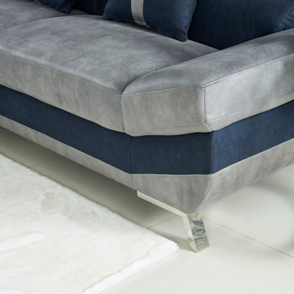 Titan Left Facing Fabric Corner Sofa
