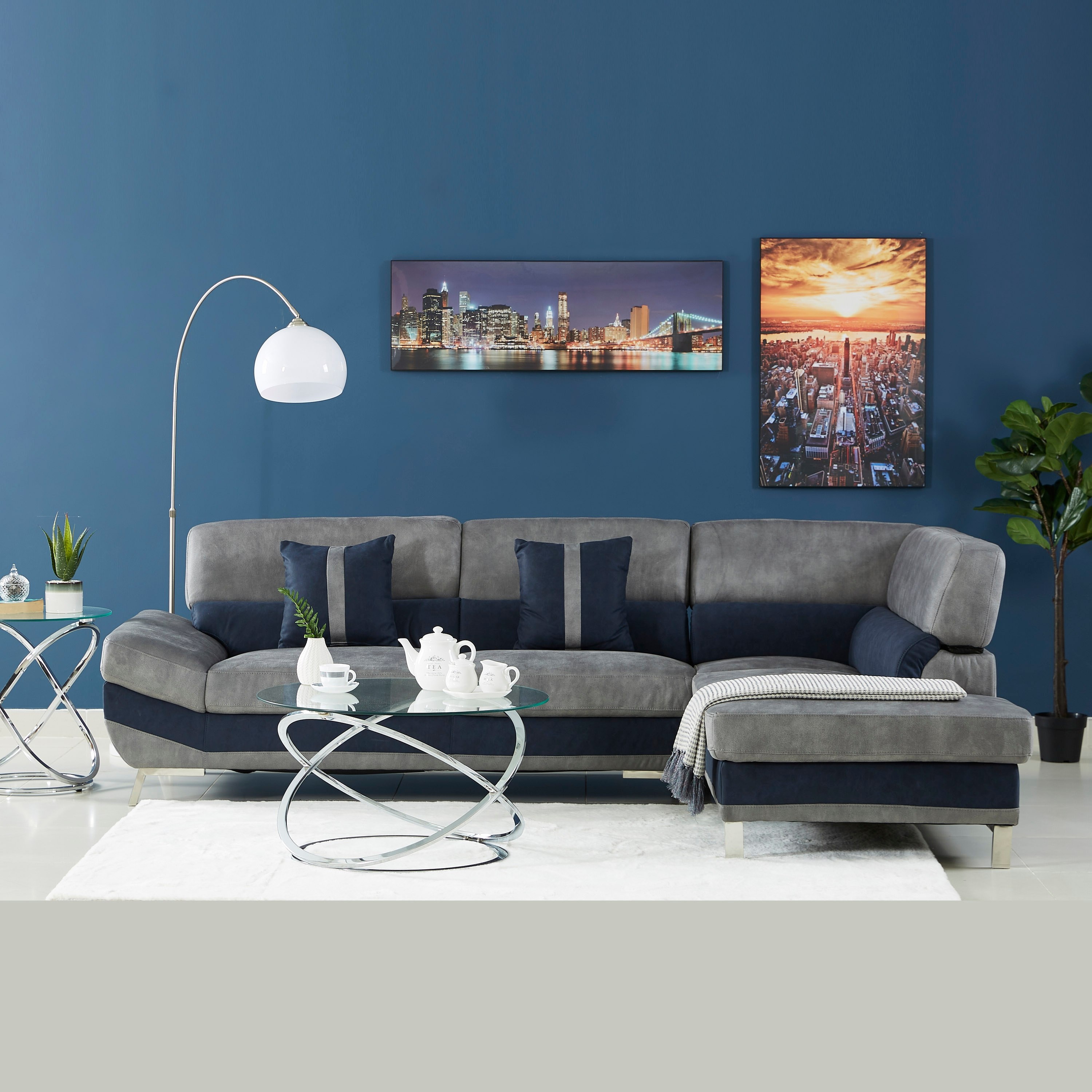 Titan Right Facing Fabric Corner Sofa-hbxlivingroom-sofasandarmchairs-sofas-image-7