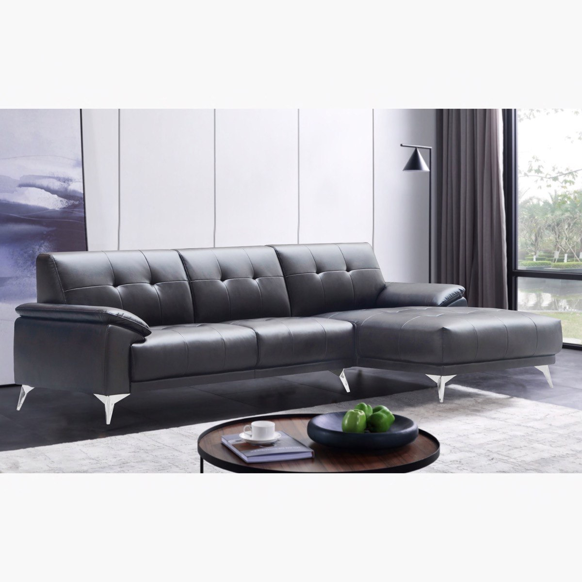 كنبة ركنيّة جلد إصطناعي يمين من ديزل-hbxlivingroom-sofasandarmchairs-sofas-image-1