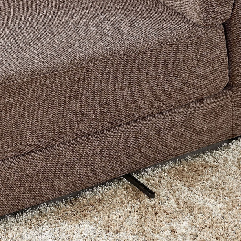 Emotion 1-Seater Fabric Corner Sofa with 2 Cushions-Modular Sofas-image-3