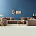 Emotion 1-Seater Fabric Corner Sofa with 2 Cushions-Modular Sofas-thumbnailMobile-4