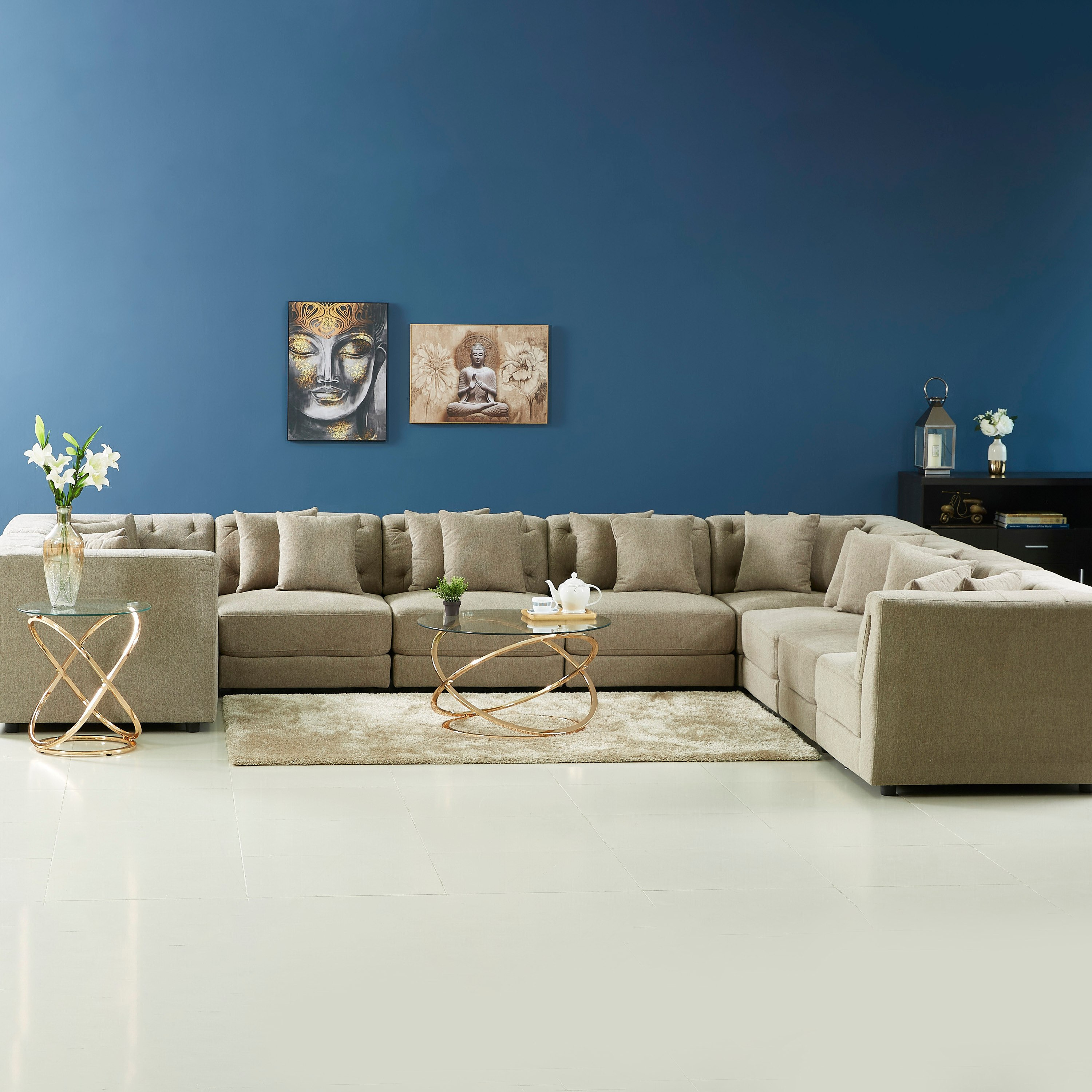كنبة قماشيّة دون مساند ذراعين مع وسادتين من إيموشن-hbxfurniture-livingroom-sofasandsofasets-image-11