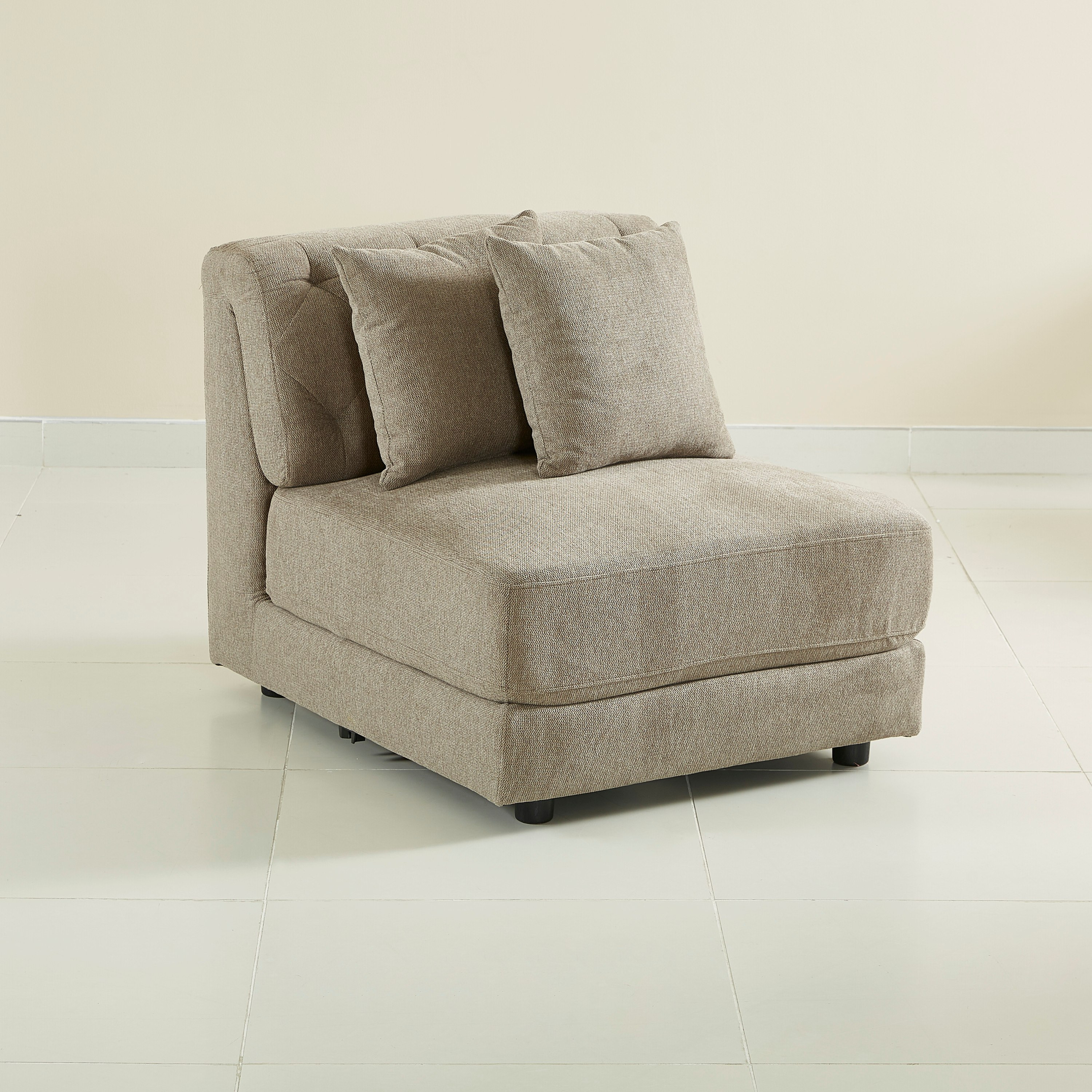 كنبة قماشيّة دون مساند ذراعين مع وسادتين من إيموشن-hbxfurniture-livingroom-sofasandsofasets-image-2