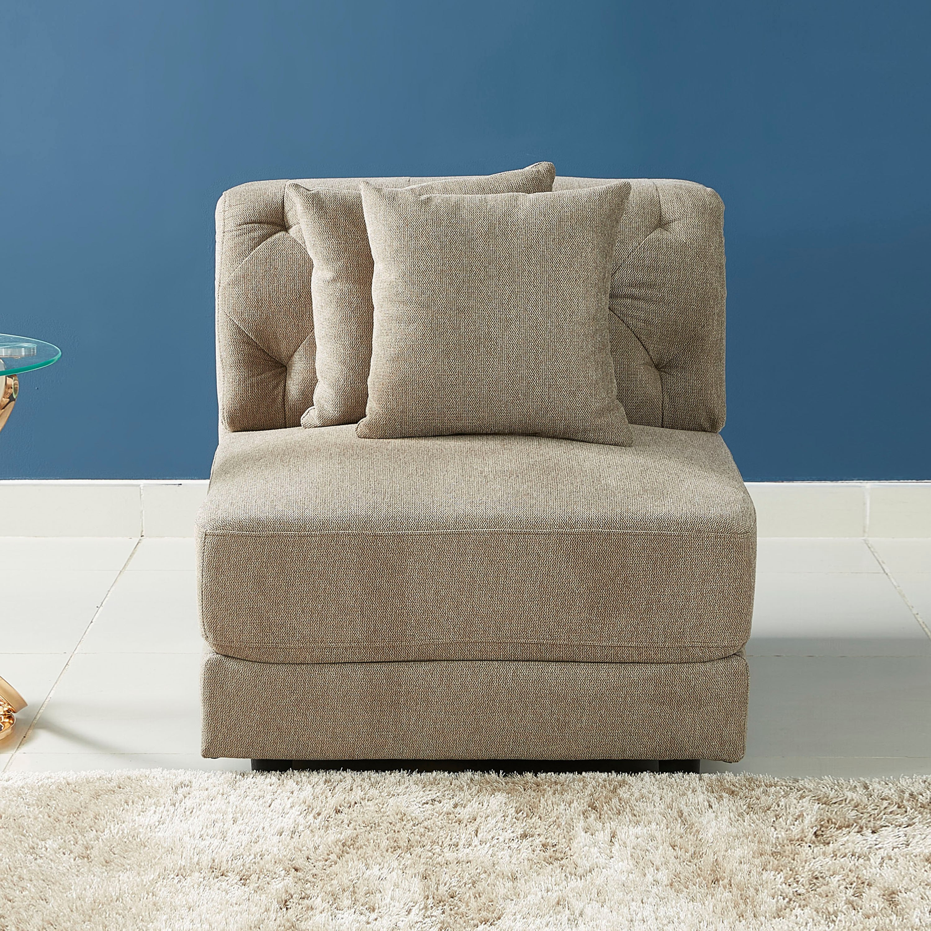 كنبة قماشيّة دون مساند ذراعين مع وسادتين من إيموشن-hbxfurniture-livingroom-sofasandsofasets-image-3