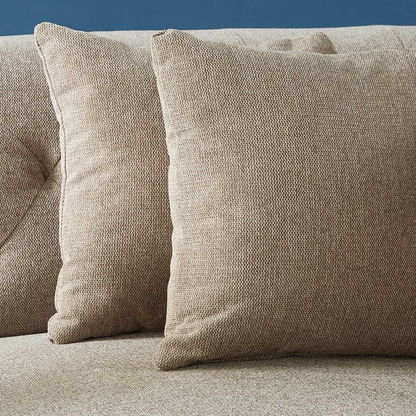 Emotion Armless Fabric Sofa with 2 Cushions
