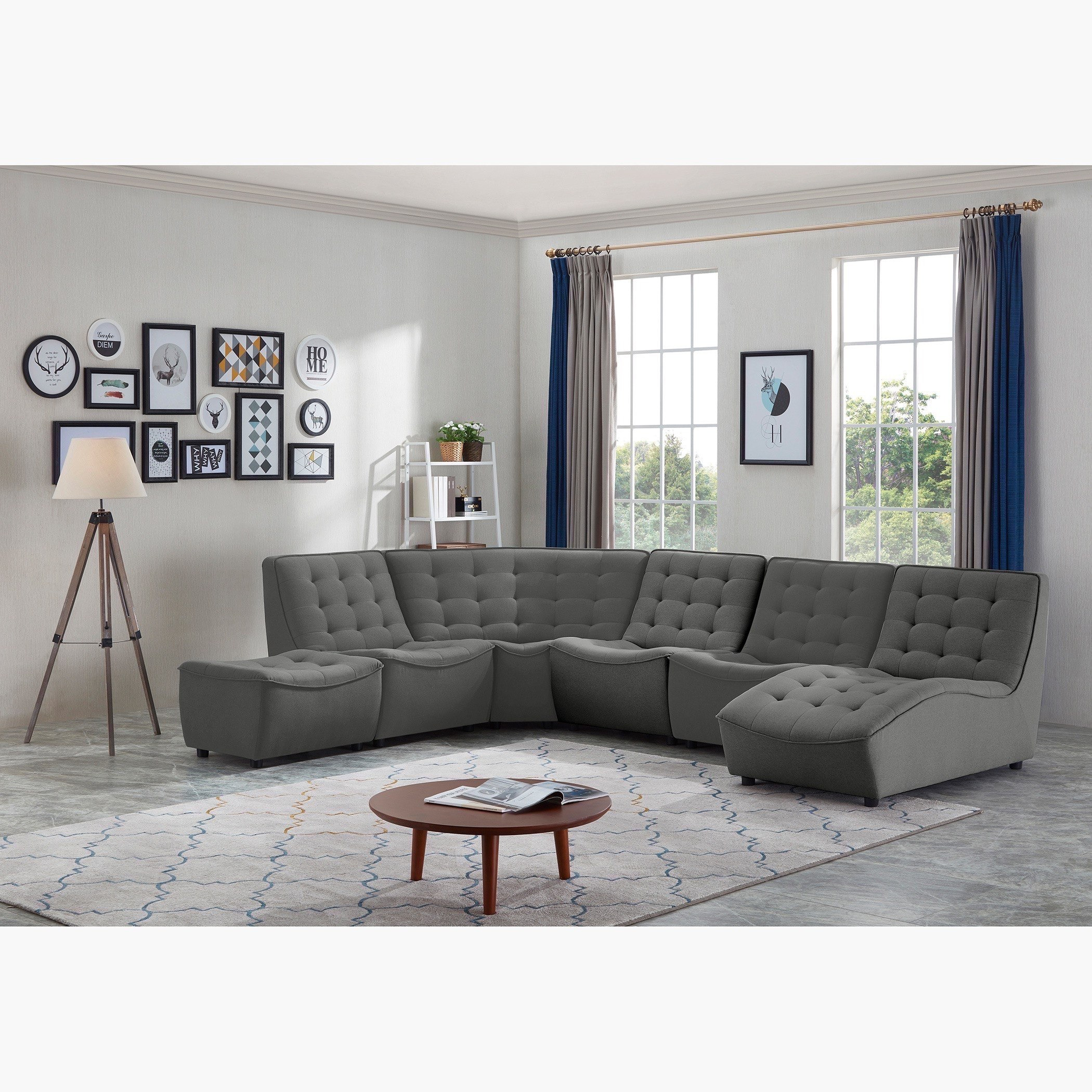 Burton Fabric Corner Sofa-hbxfurniture-livingroom-sofasandsofasets-image-2
