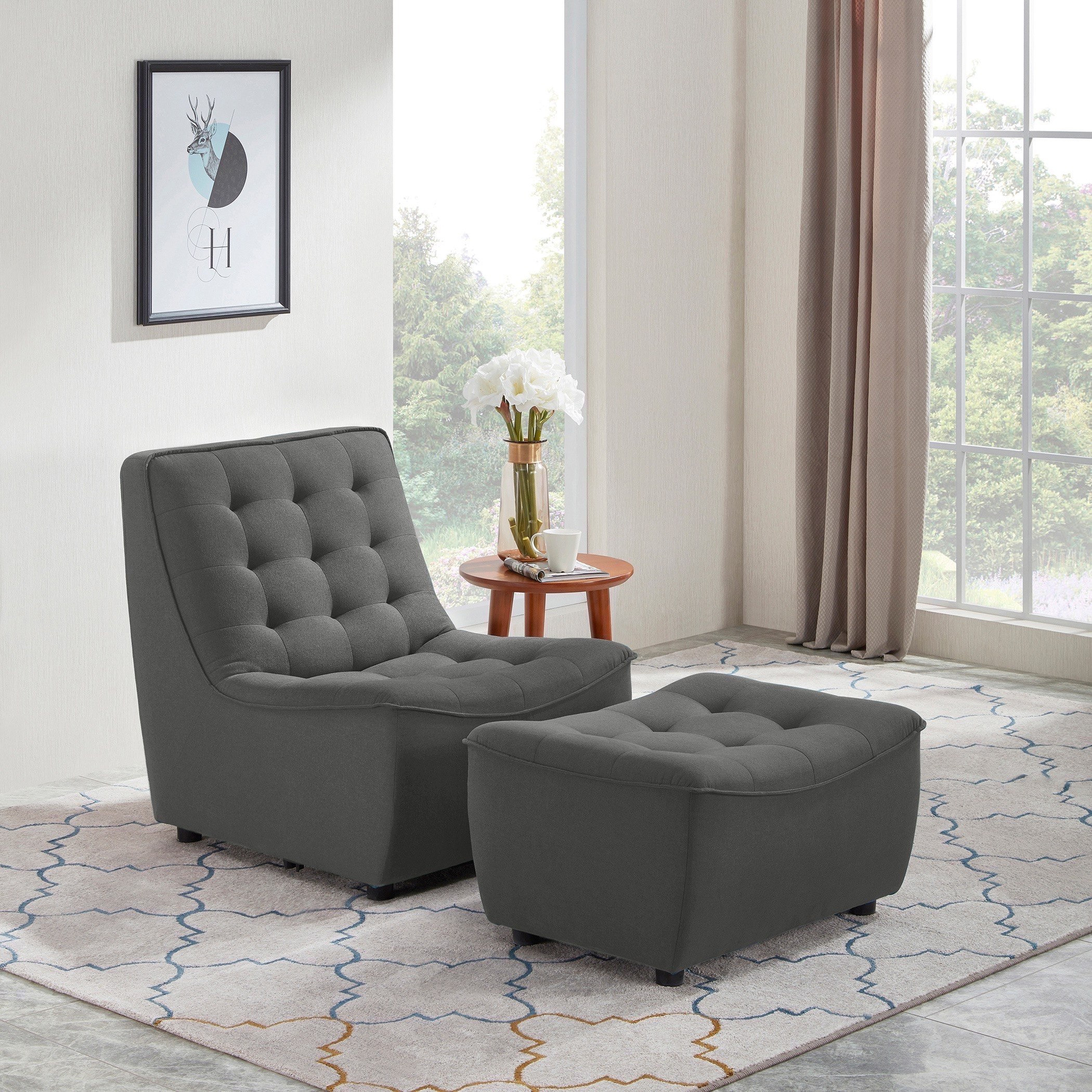 كرسي قماشي دون مساند ذراعين من بورتون-hbxfurniture-livingroom-sofasandsofasets-image-2