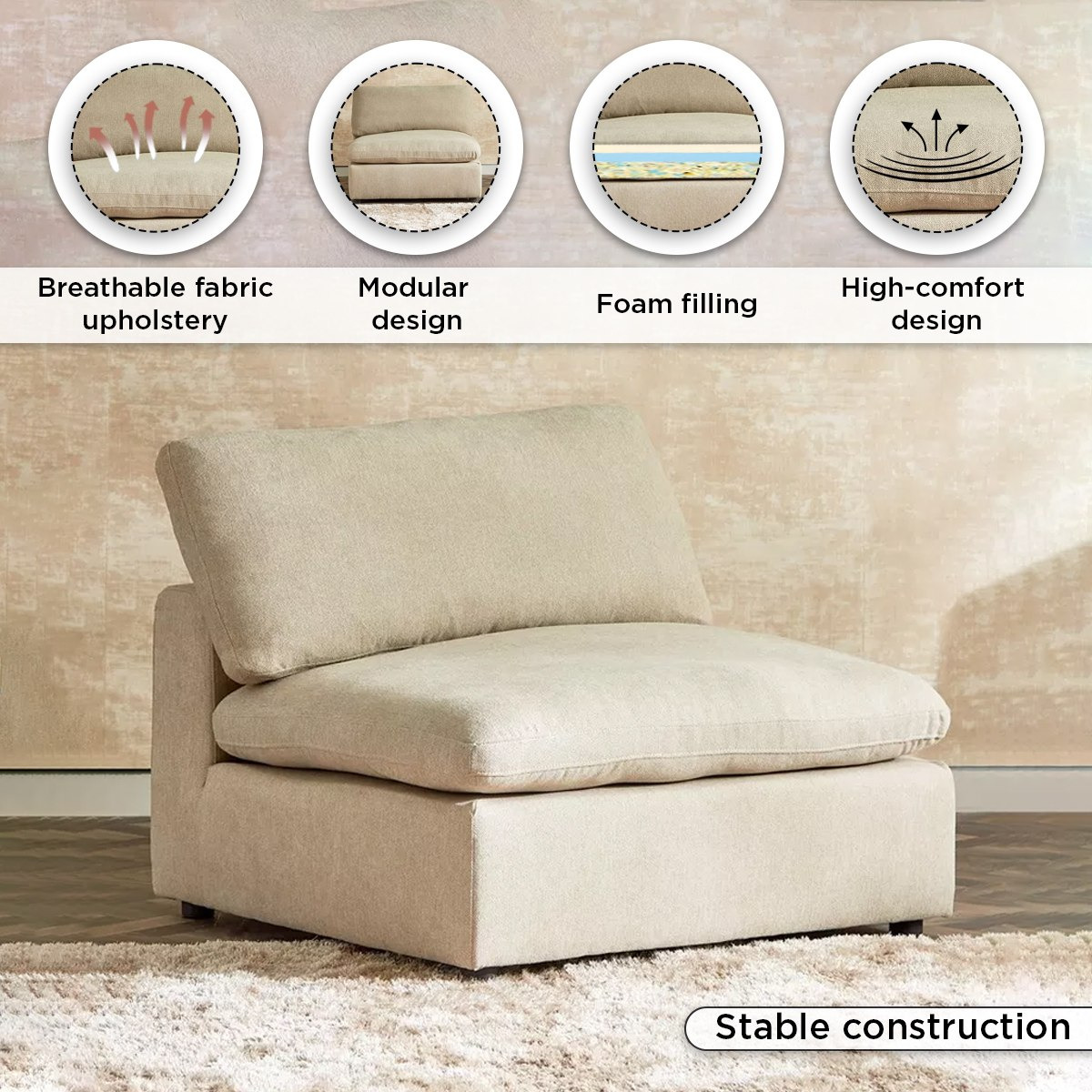 Signora Armless Fabric Chair-hbxfurniture-livingroom-sofasandsofasets-image-6