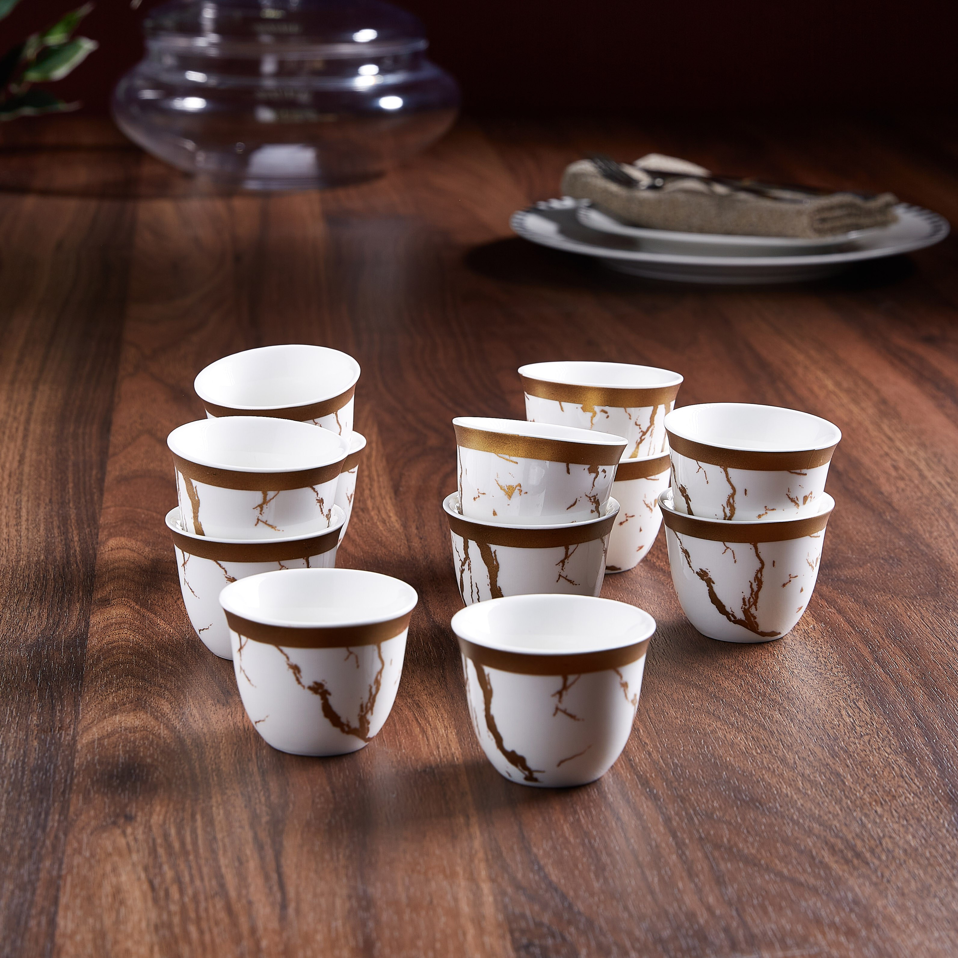 كوب قهوه بطبعات من أوركيد - طقم من 12 قطعة-hbxhomeware-diningandtabletop-coffeeandteasets-image-3