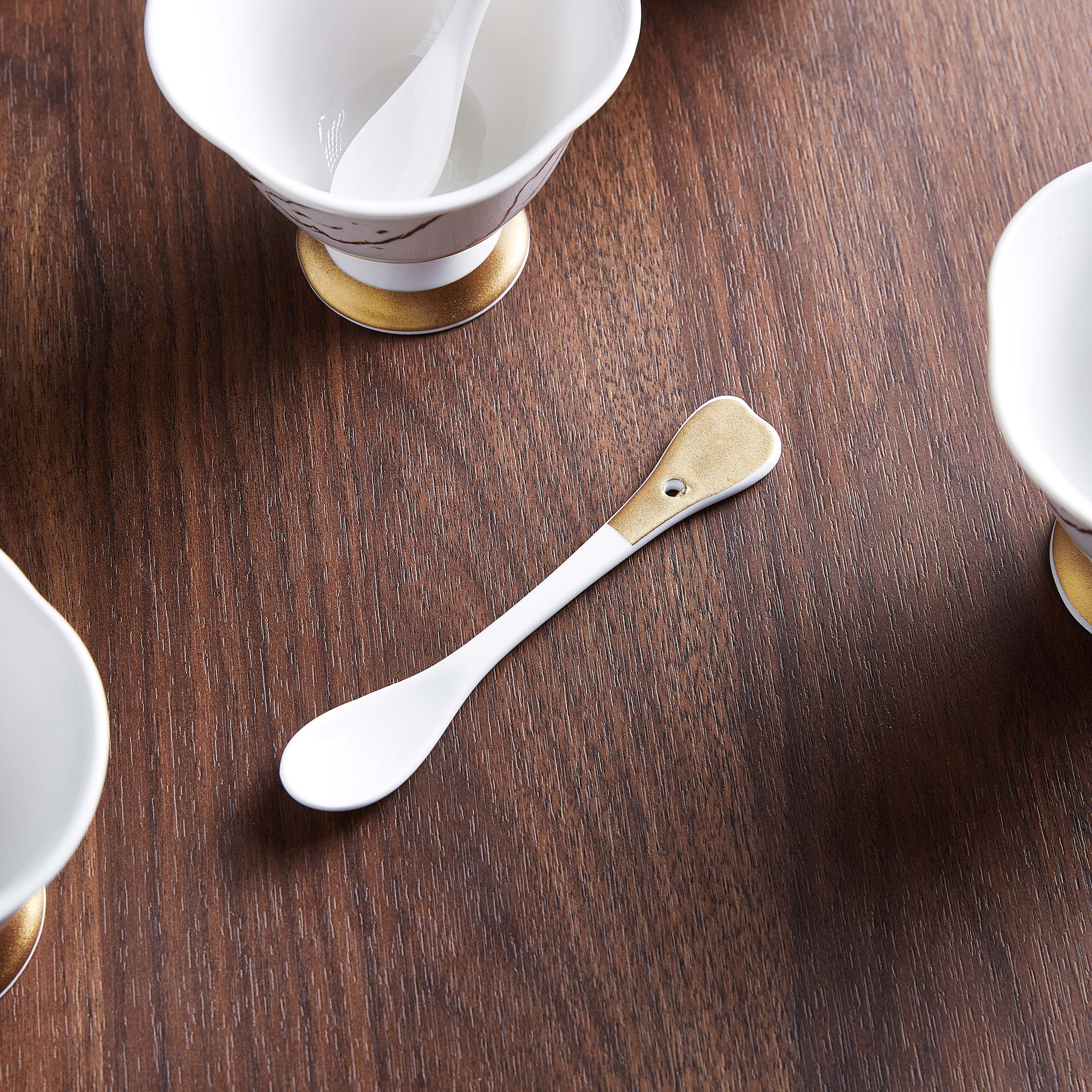 طقم أكواب أيس كريم 12 قطعة بطبعات من أوركيد - 250 مل-hbxdecorandfurnishings-tabletop-serveware-image-3