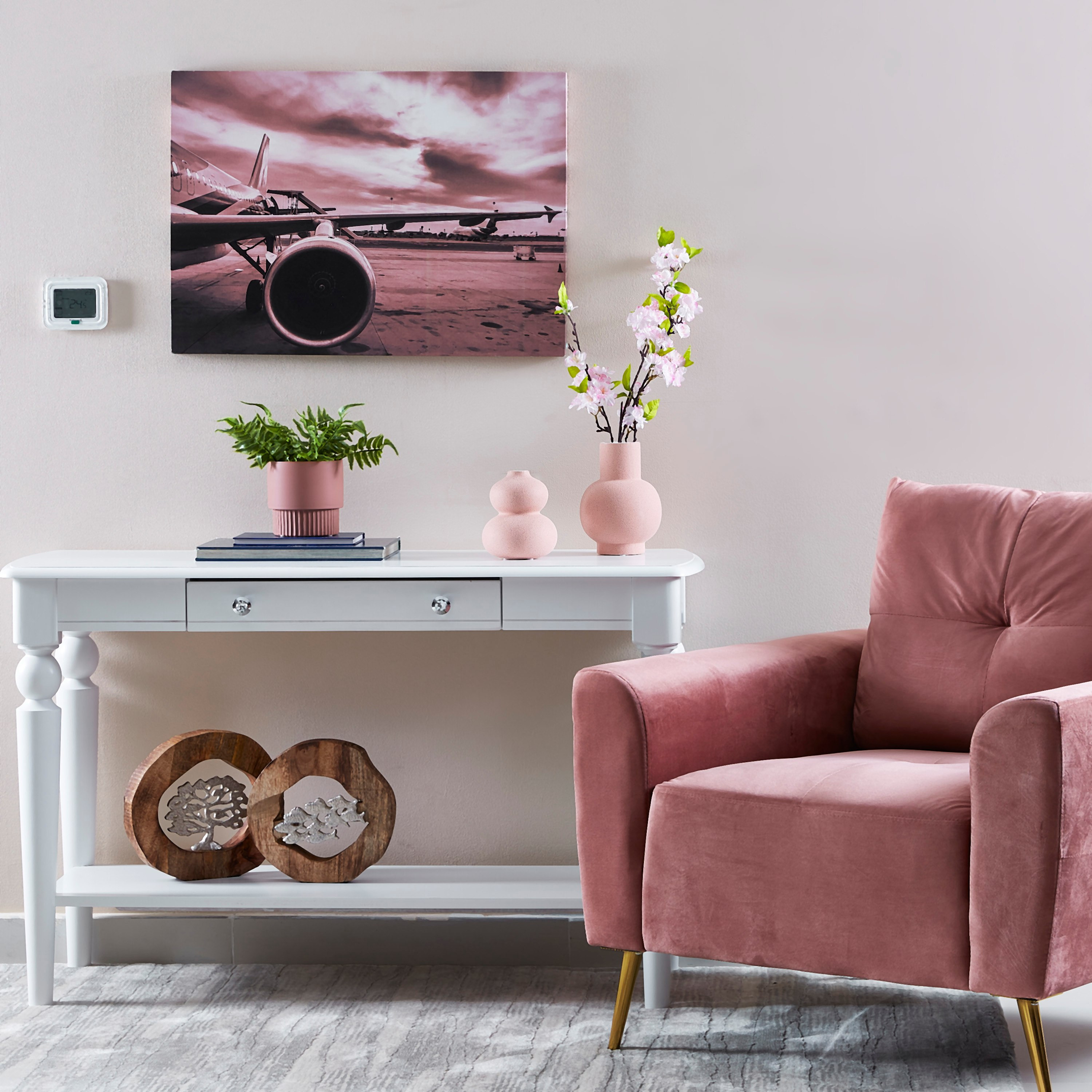 مزهرية حجر من بيلا بوتيك-hbxbedroom-decorandaccessories-vases-image-4