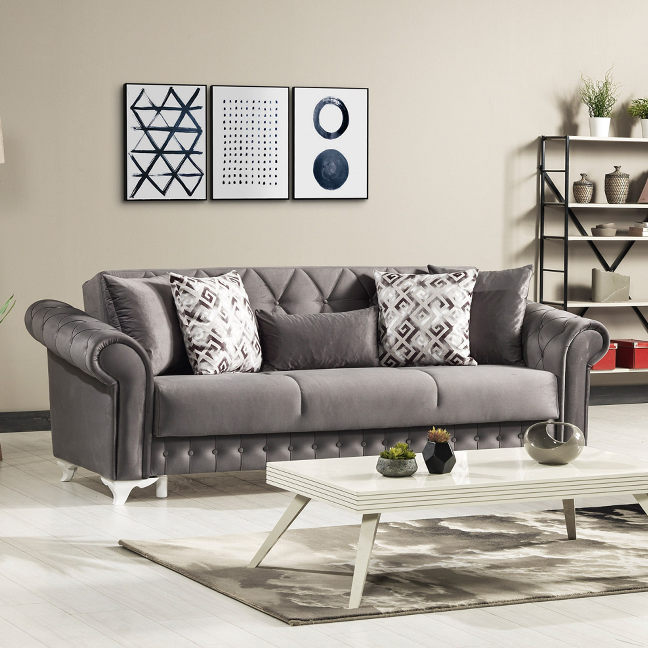 كنبة سرير مخمليّة 3 مقاعد مع 5 وسائد من كارين-hbxlivingroom-sofasandarmchairs-sofas-image-1