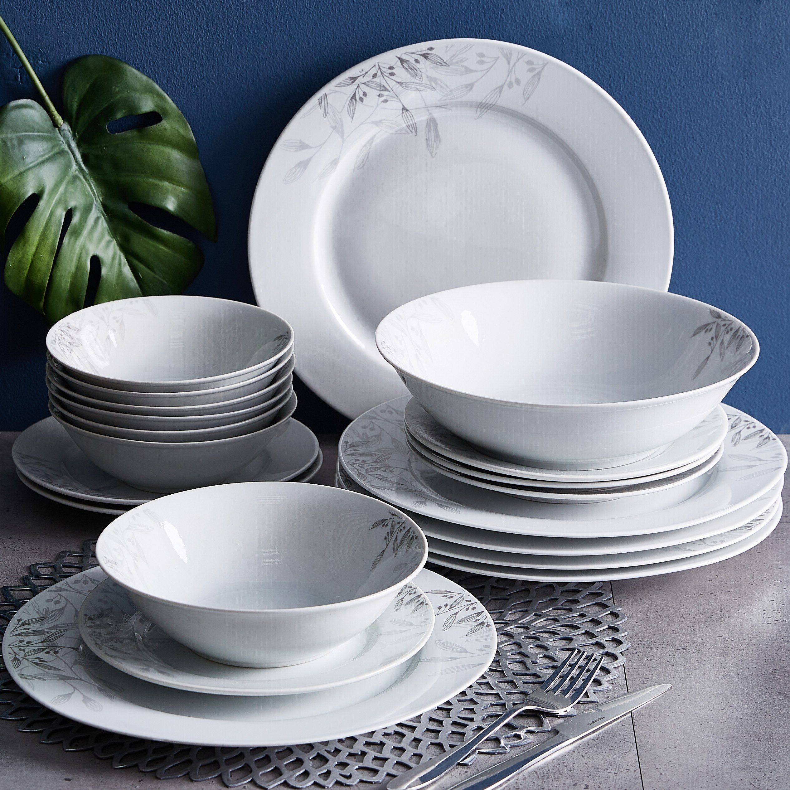 طقم مستلزمات مائدة بورسلين من ميستيك - 20 قطعة-hbxhomeware-hbxkitchen-image-1
