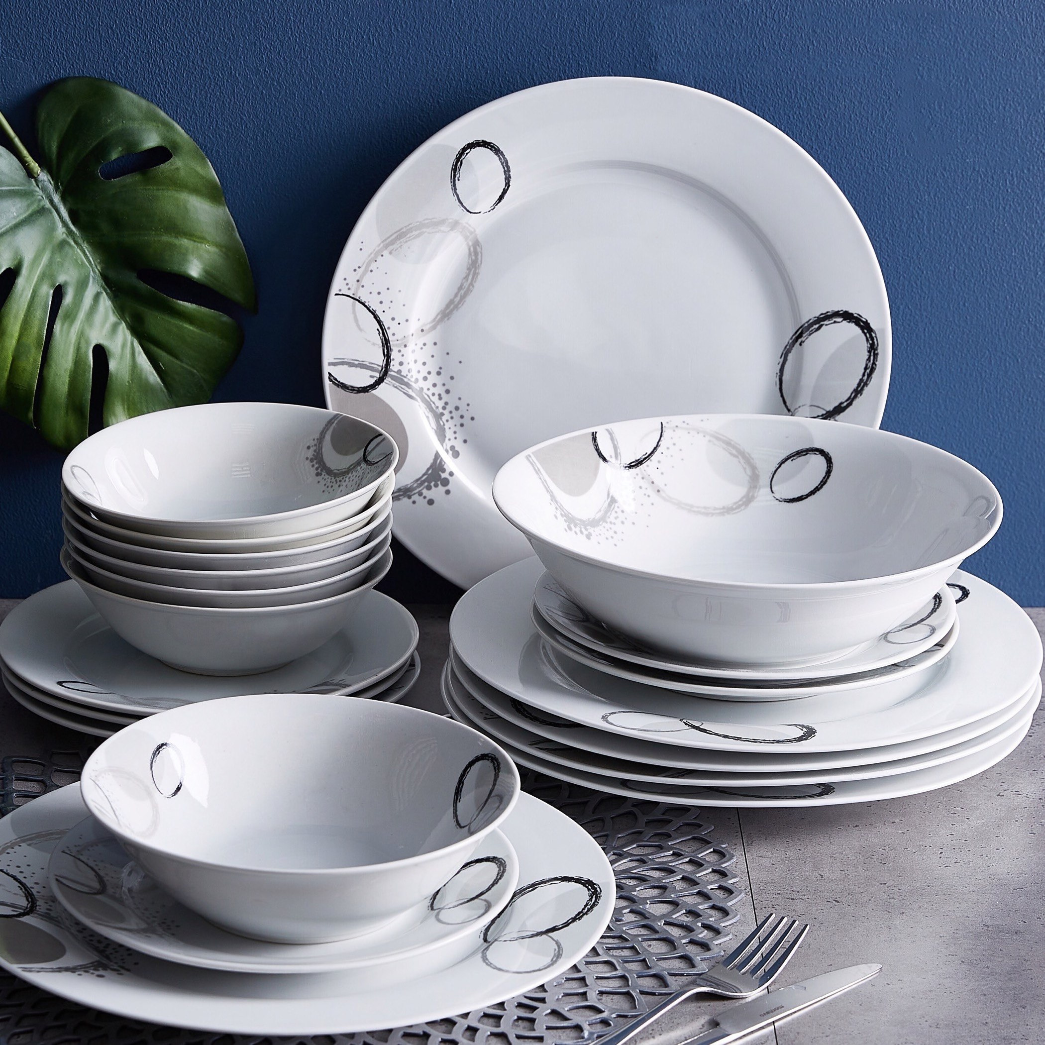 طقم مستلزمات مائدة بورسلين من ستالون - 20 قطعة-hbxhomeware-hbxkitchen-image-1