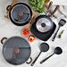 La Cucina Die Cast Induction Base Aluminium Frying Pan - 28 cm-Food Preparation-thumbnail-2