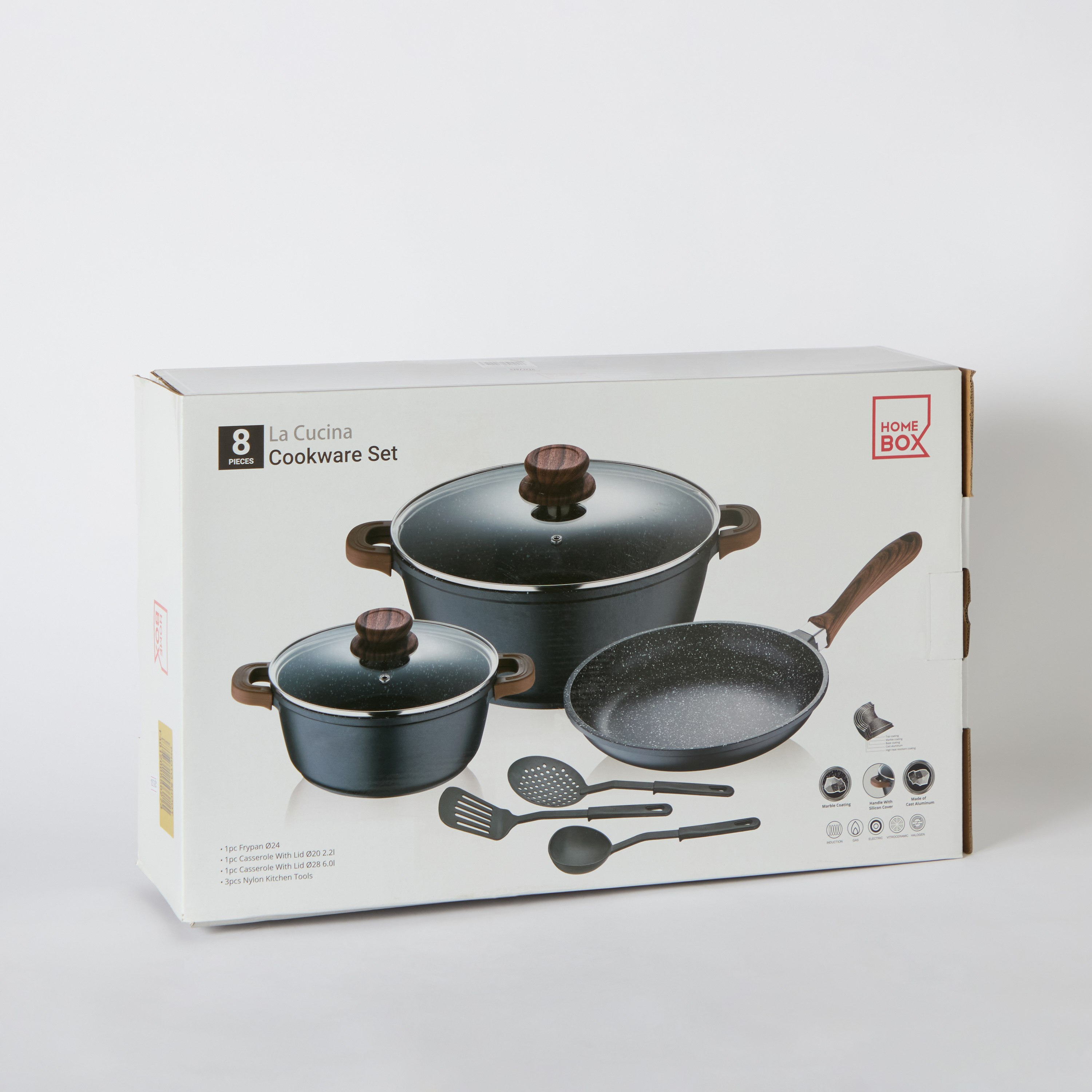 La Cucina 8-Piece Die Cast Aluminium Cookware Set-hbxkitchen-kitchenware-foodpreparation-image-8