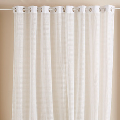 Leon Sheer Curtain Pair - 140x240 cms