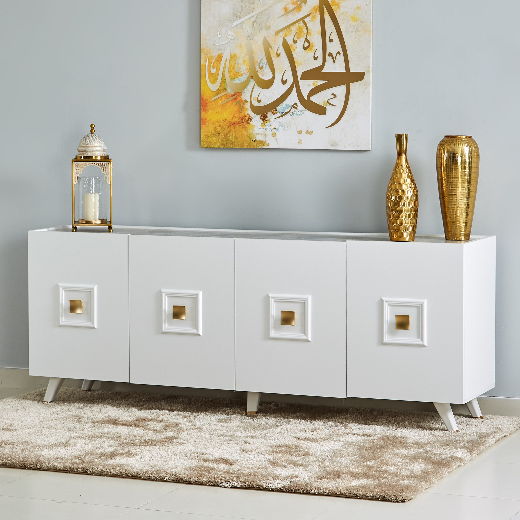 Ivanka 4-Door Sideboard-hbxfurniture-diningroom-buffetsandsideboards-image-3