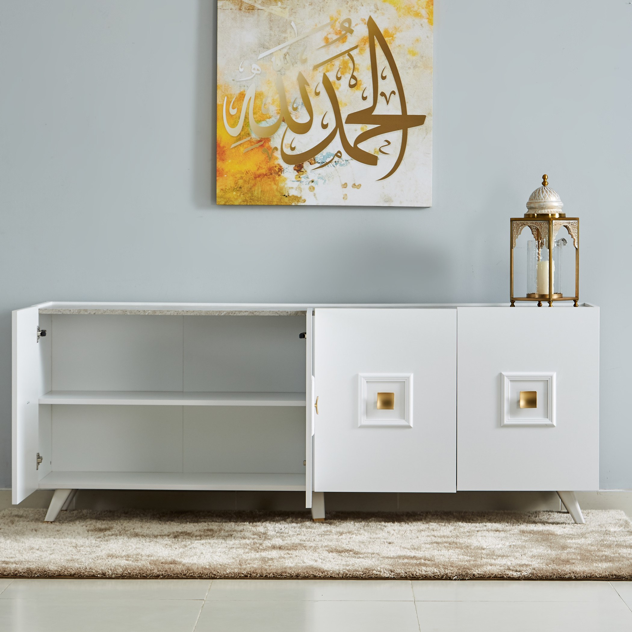 Ivanka 4-Door Sideboard-hbxfurniture-diningroom-buffetsandsideboards-image-4