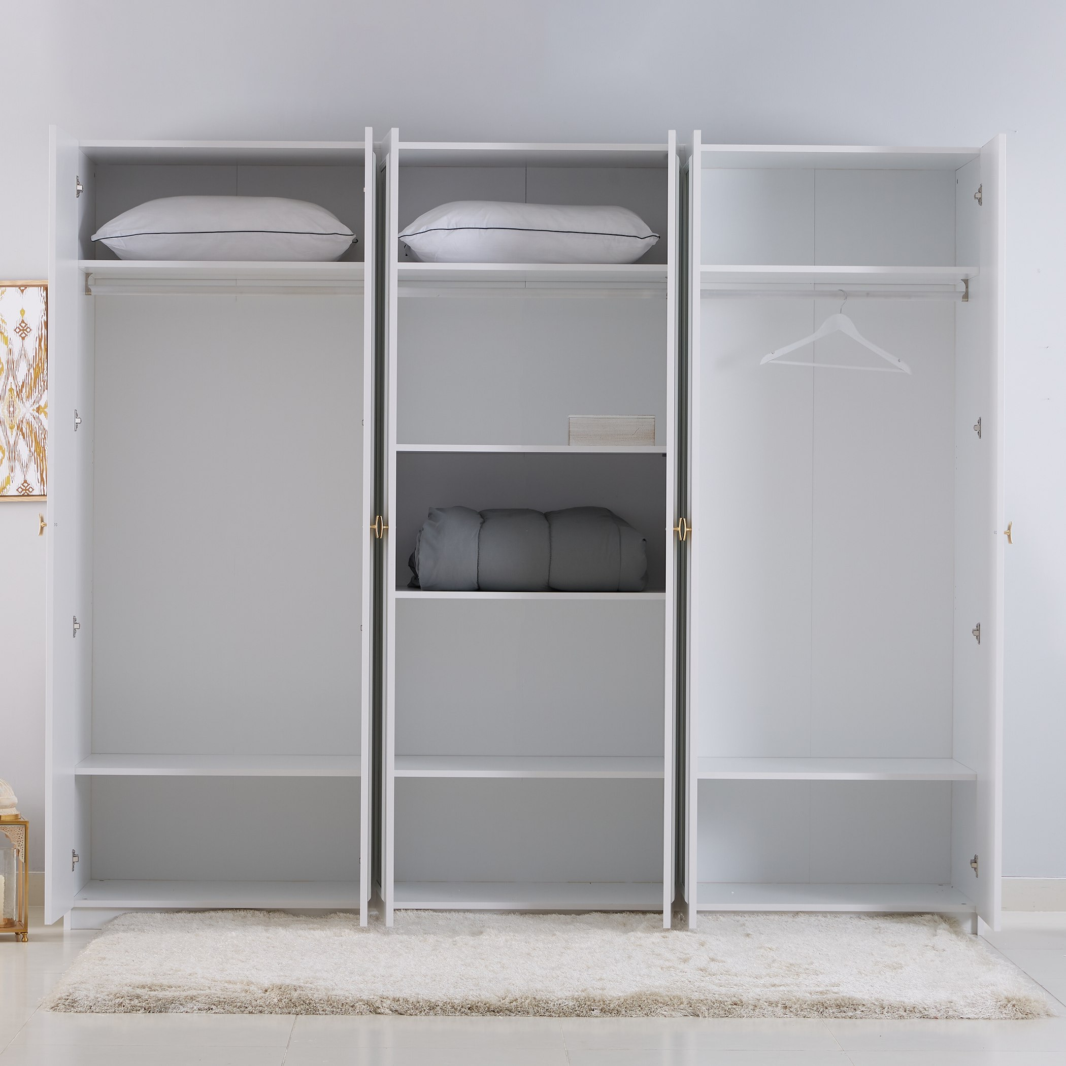 خزانة ملابس بـ6 أبواب مع مرآة من إيفانكا-hbxfurniture-wardrobes-image-5
