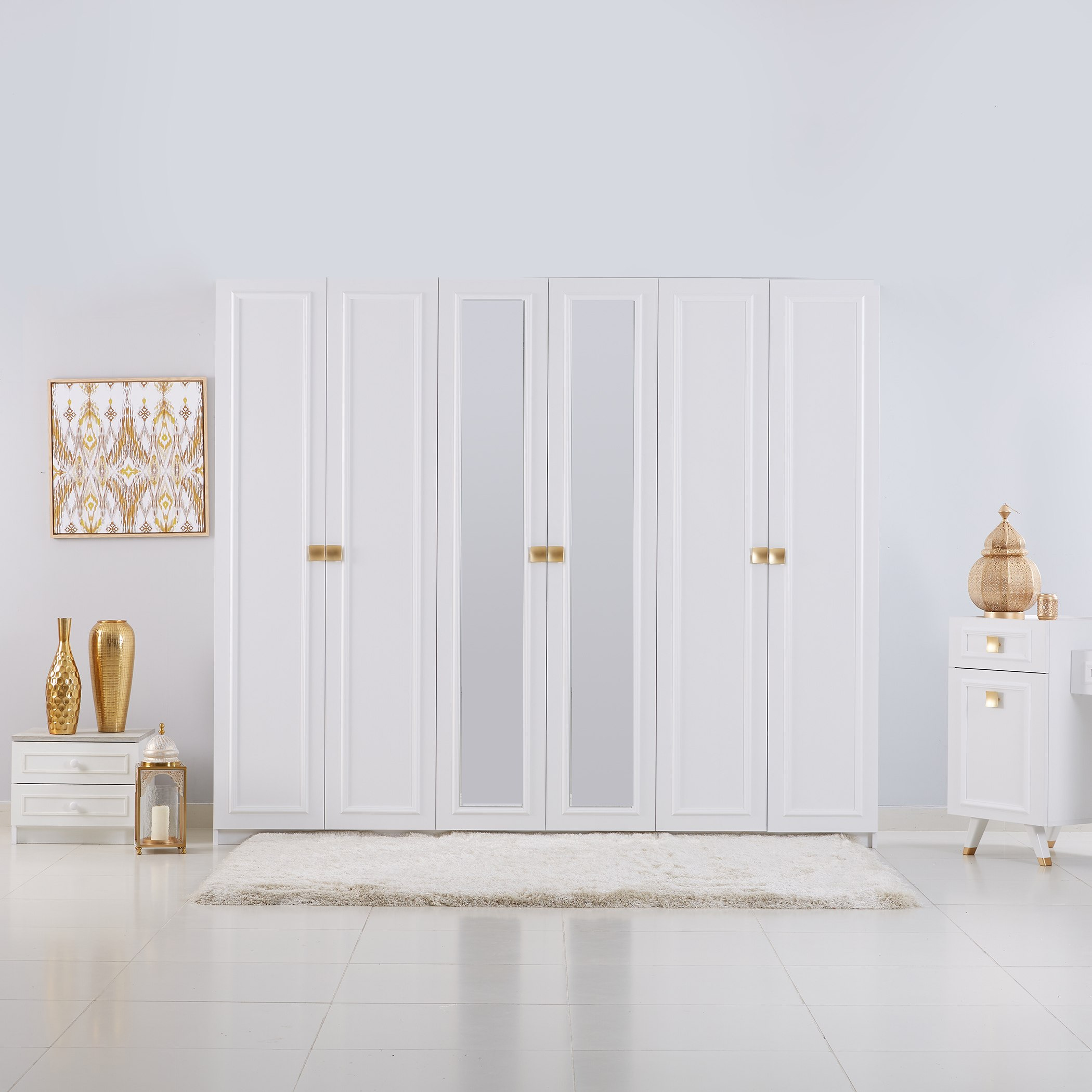 خزانة ملابس بـ6 أبواب مع مرآة من إيفانكا-hbxfurniture-wardrobes-image-7