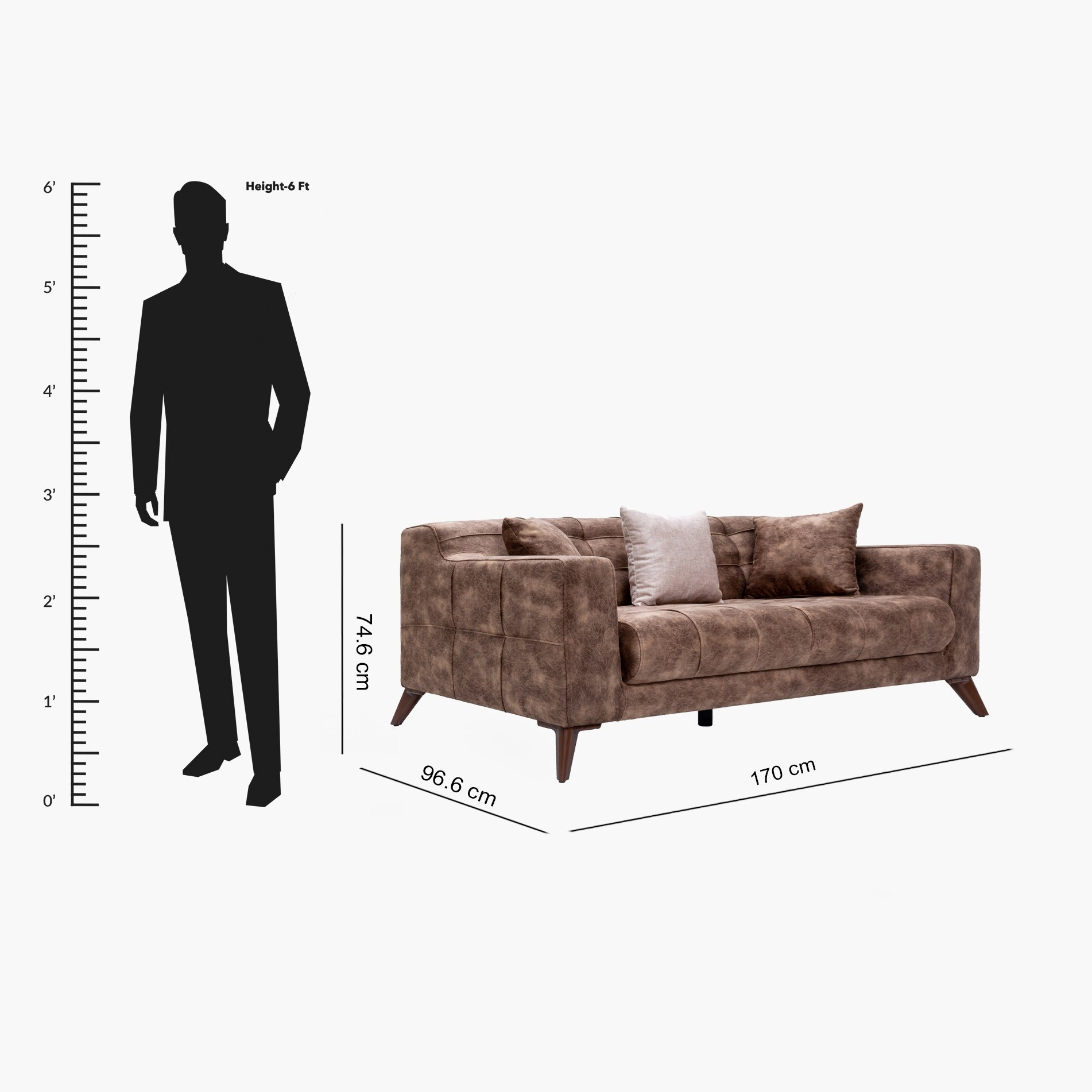 كنبة استرخاء بمقعدين مع 3 وسائد منفصلة من ريسايتل-hbxlivingroom-sofasandarmchairs-sofas-image-10