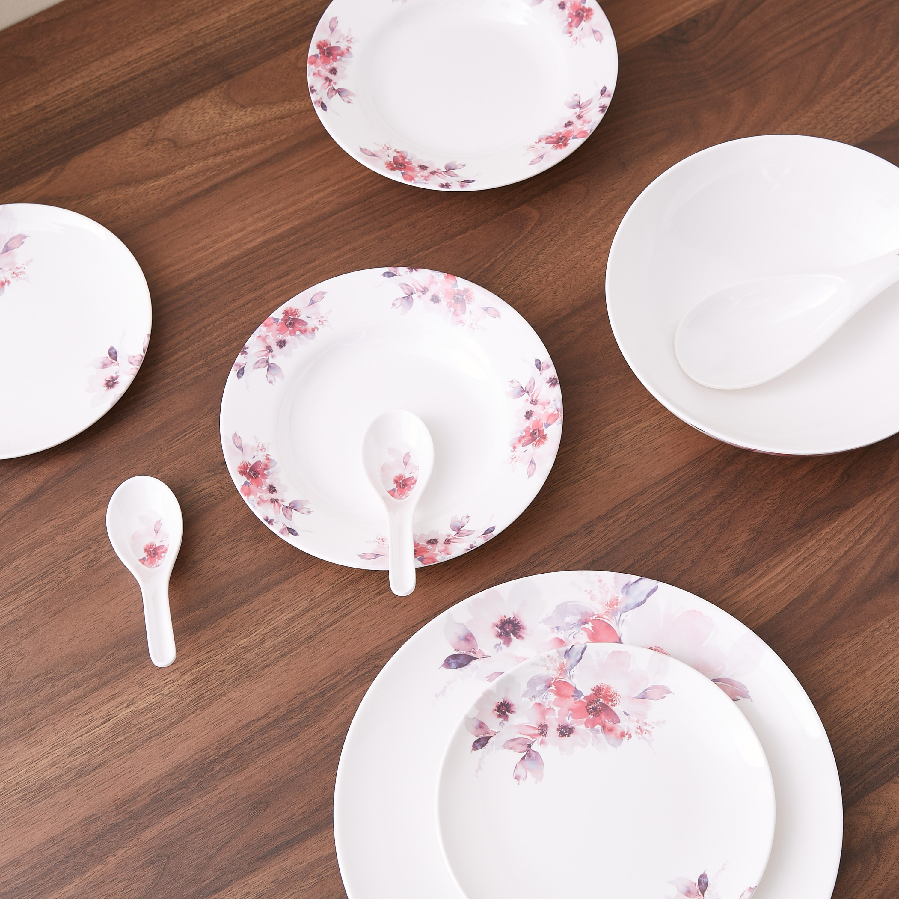 طقم عشاء ميلامين من فلورال - 26 قطعة-hbxhomeware-hbxkitchen-image-2