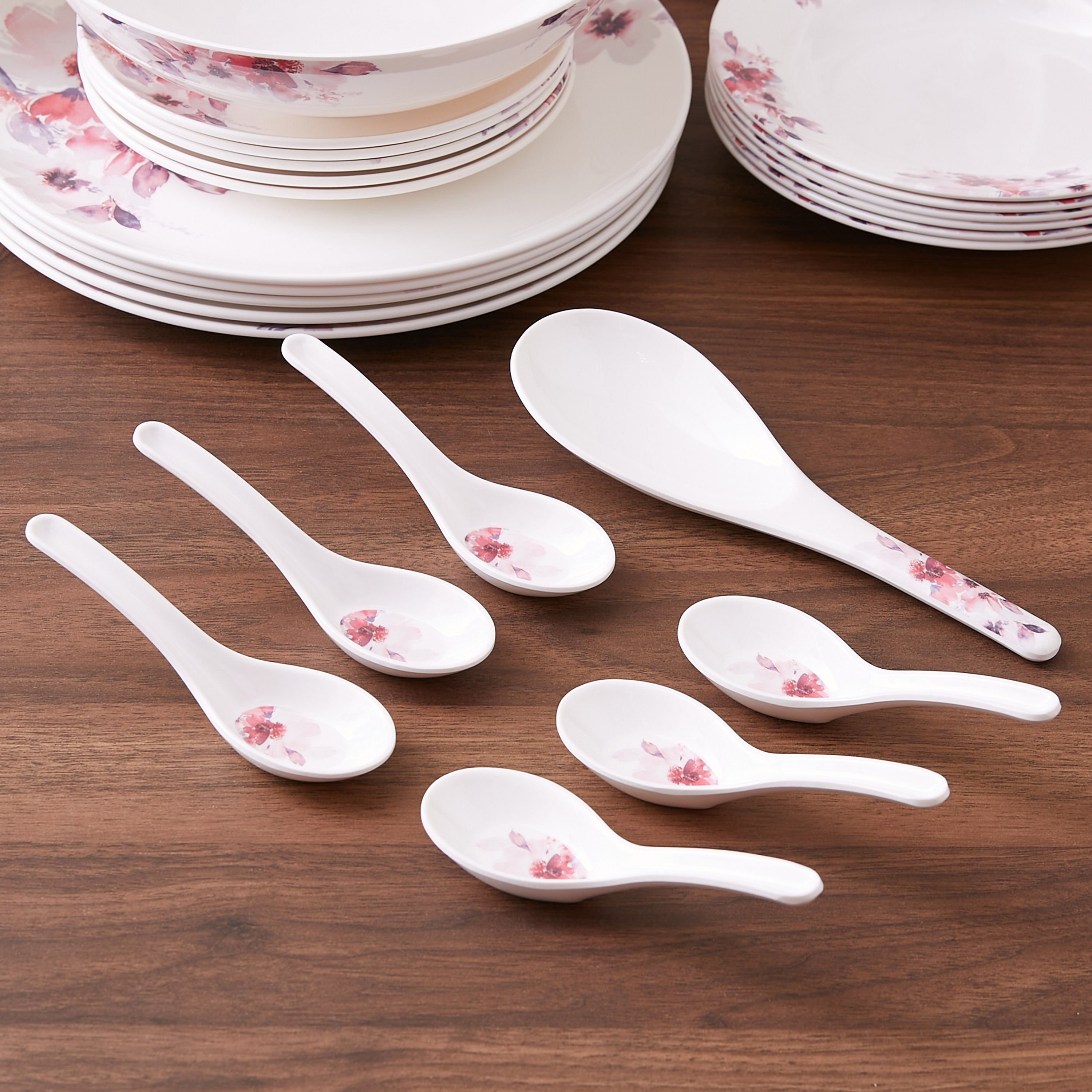 طقم عشاء ميلامين من فلورال - 26 قطعة-hbxhomeware-hbxkitchen-image-5