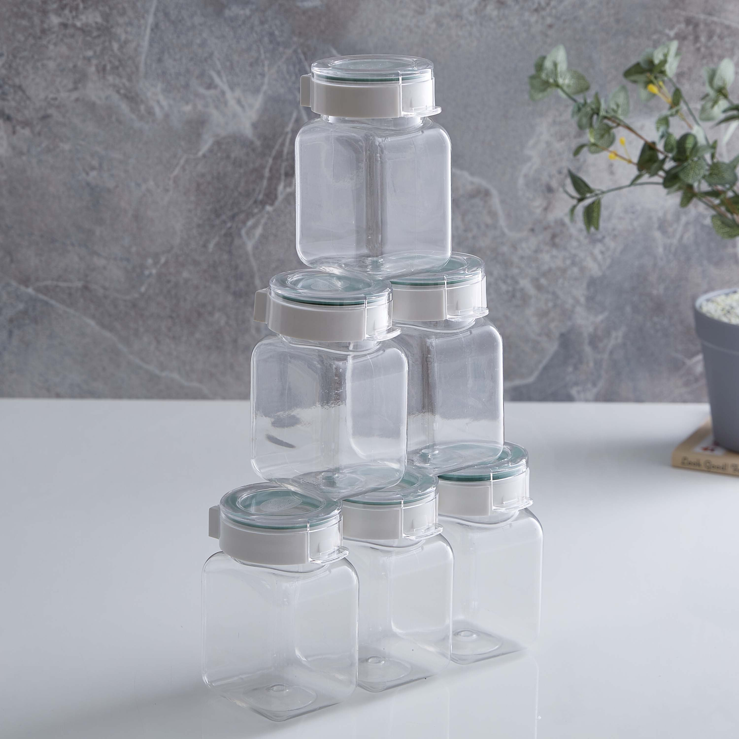 طقم حاويات 6 قطع من إيزي كليك - 350 مل-hbxhomeware-hbxkitchen-image-1