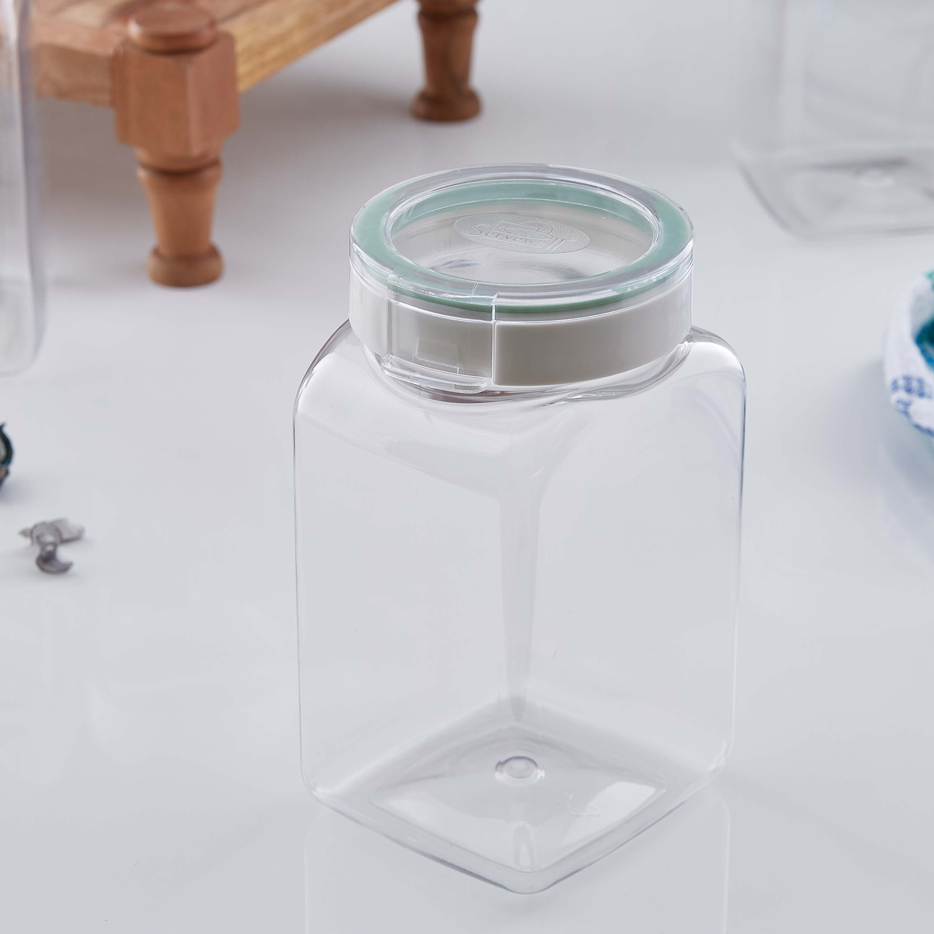 طقم حاويات مربّعة 4 قطع من إيزي كليك - 1.4 لتر-hbxhomeware-hbxkitchen-image-3
