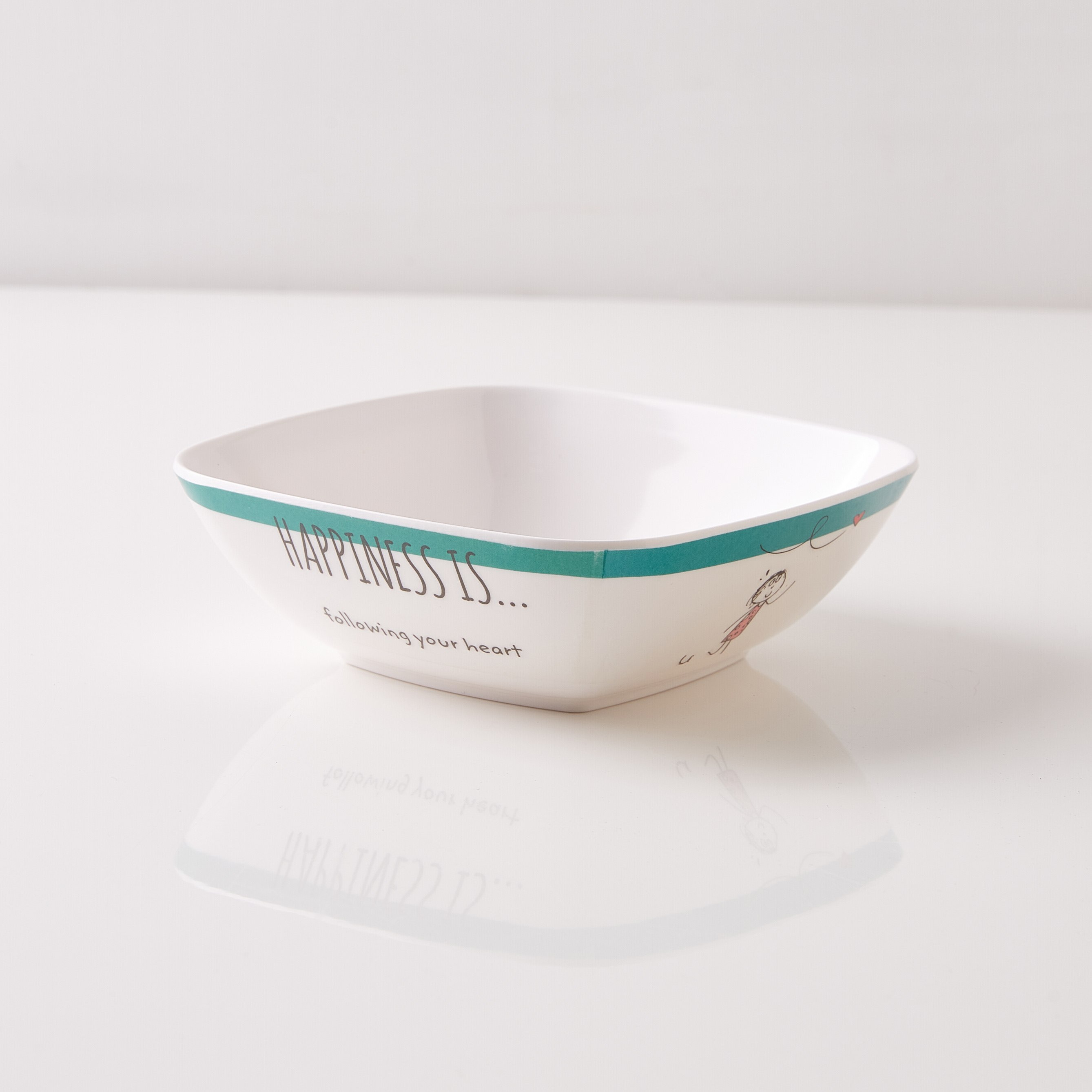 وعاء مربع بطبعات من هابينيس - 13 سم-hbxdecorandfurnishings-tabletop-serveware-image-4