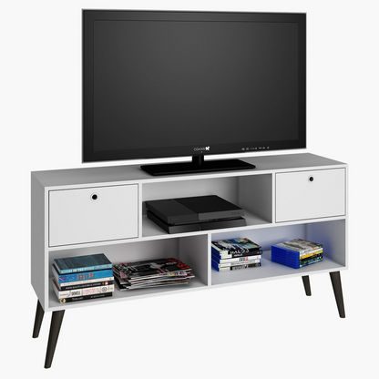 Stark Low TV Unit with 2-Doors for TVs up to 50 inches