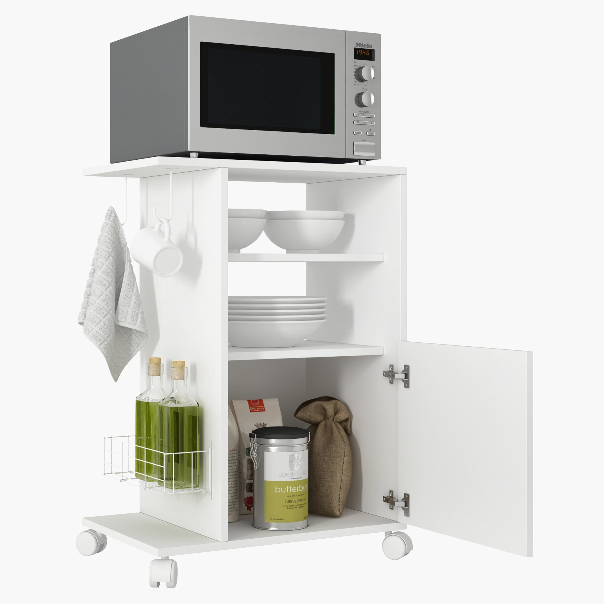 حامل ميكروويف مطبخي بباب واحد من أوليندا-hbxfurniture-diningroom-buffetsandsideboards-image-2