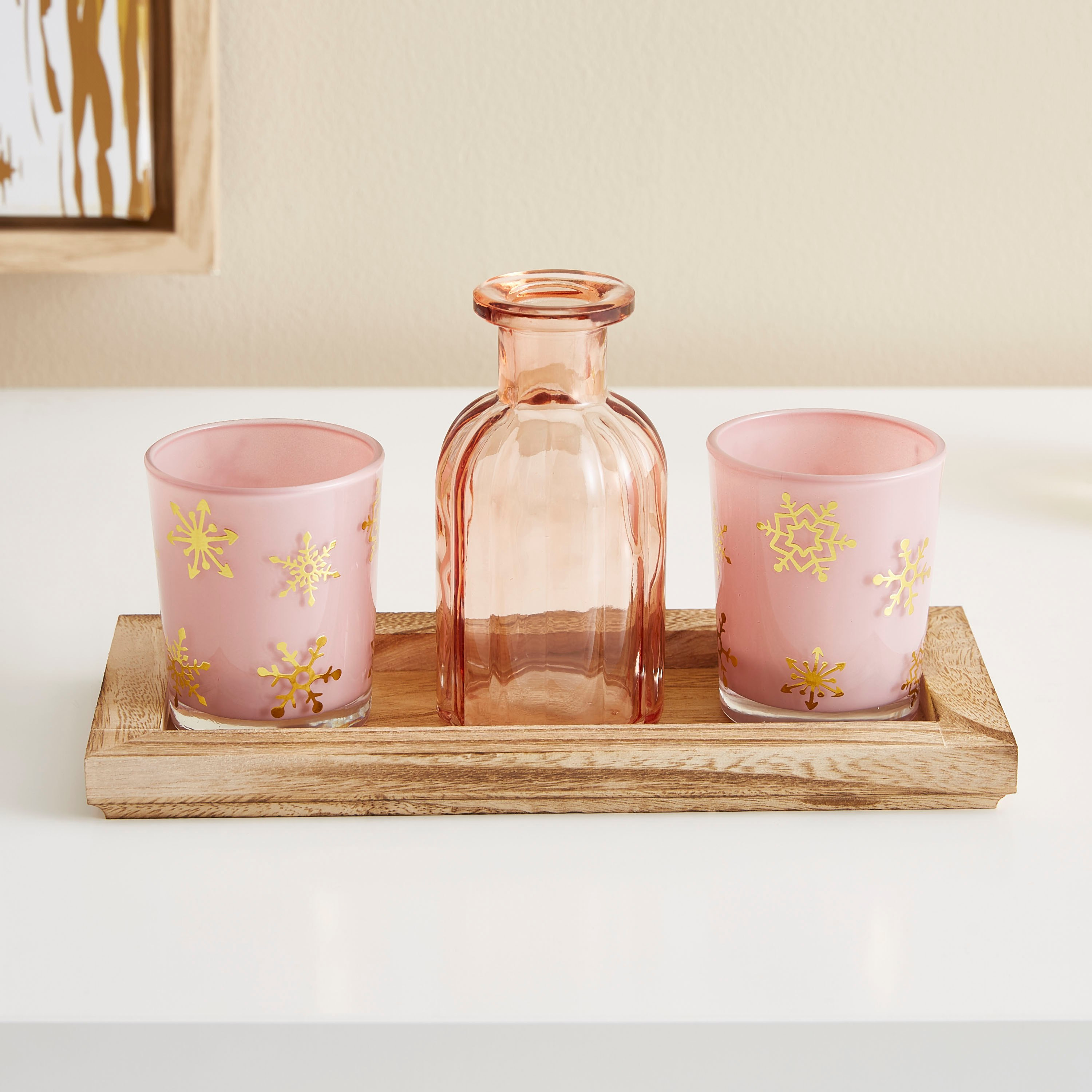 طقم مزهرية زجاجية وحامل شموع 3 قطع من كلايد-hbxlivingroom-decorandaccessories-candleholders-image-1