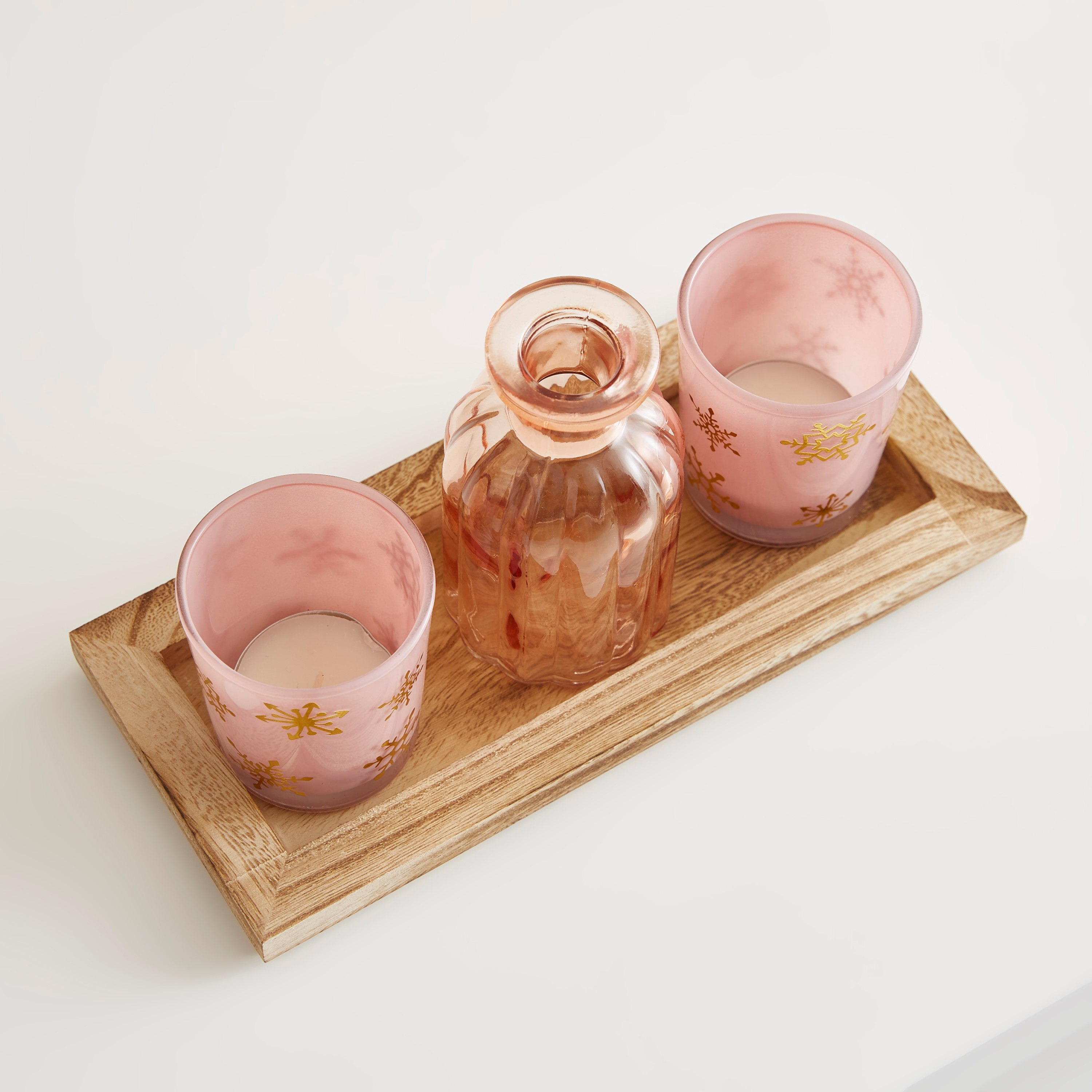 طقم مزهرية زجاجية وحامل شموع 3 قطع من كلايد-hbxlivingroom-decorandaccessories-candleholders-image-2