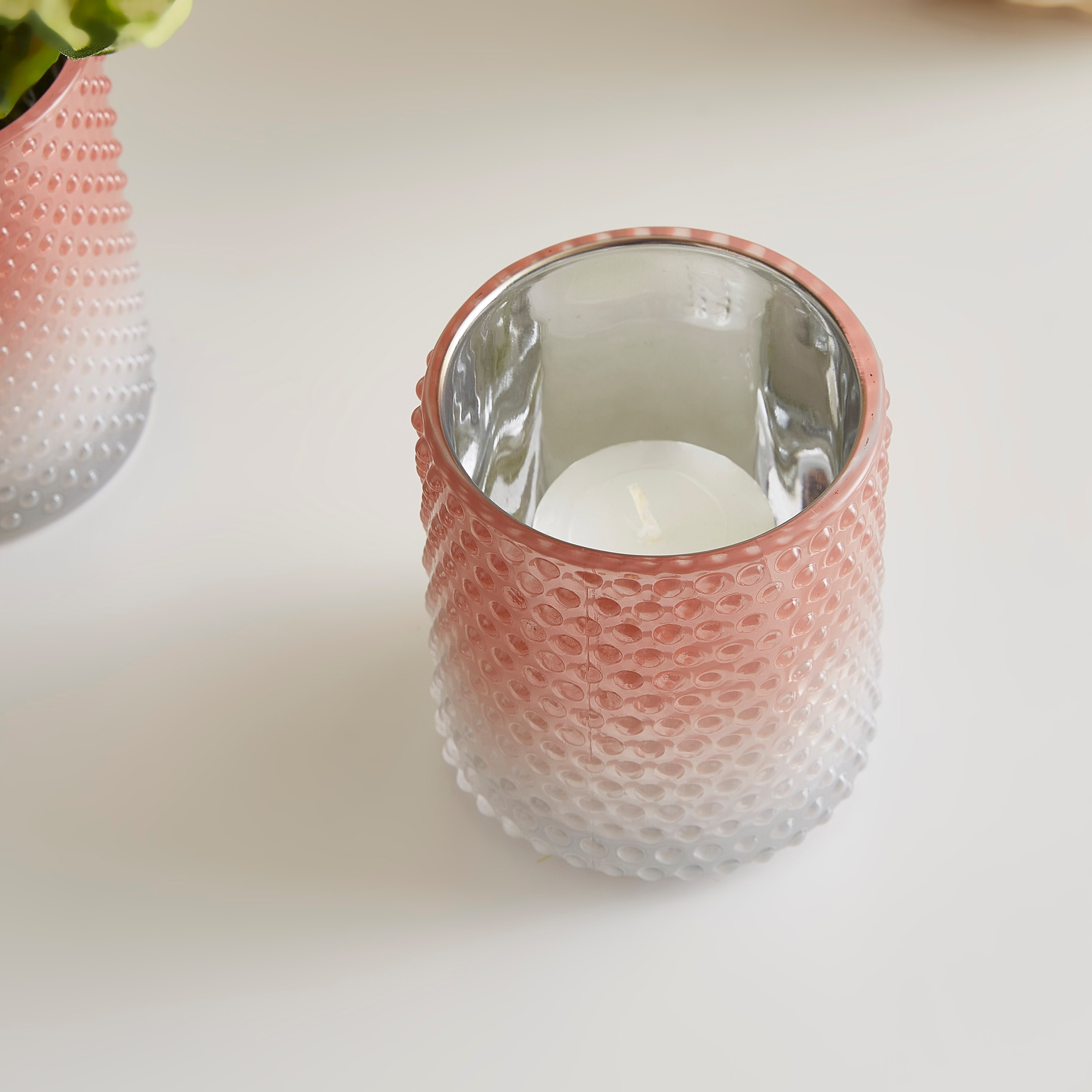 حامل شموع زجاجي من كلايد - 9 سم-hbxlivingroom-decorandaccessories-candleholders-image-2