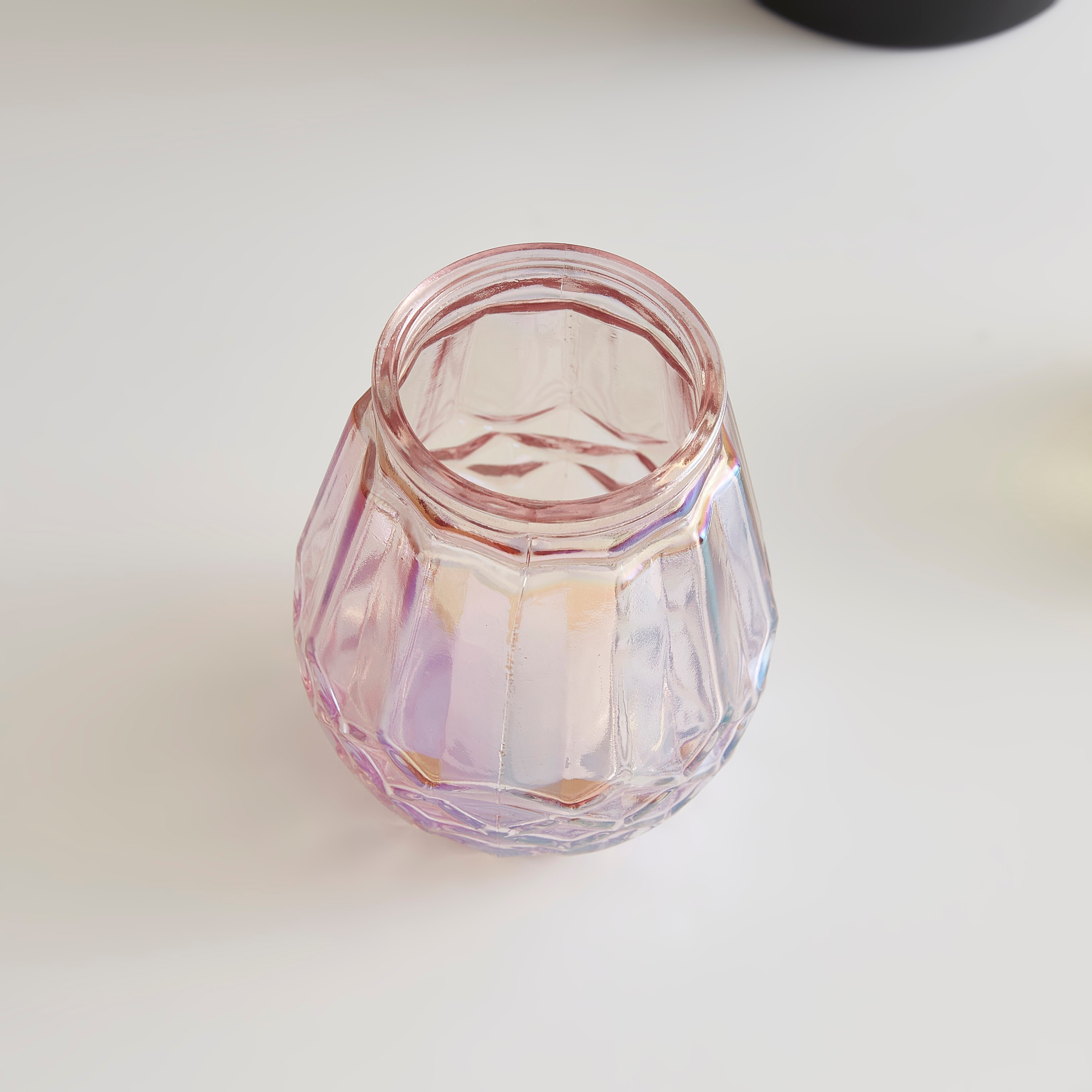 حامل شموع زجاجي من كلايد - 13 سم-hbxlivingroom-decorandaccessories-candleholders-image-2