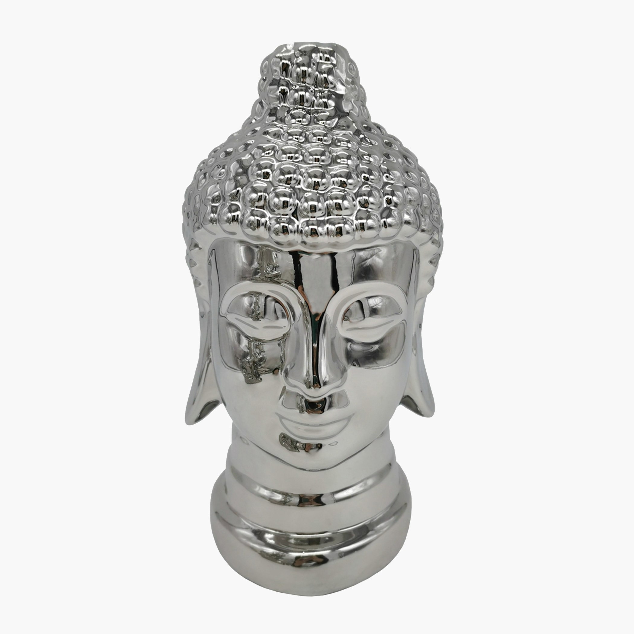 Casa Ceramic Buddha Head Figurine-hbxhomeware-homedecor-figurinesandornaments-image-2