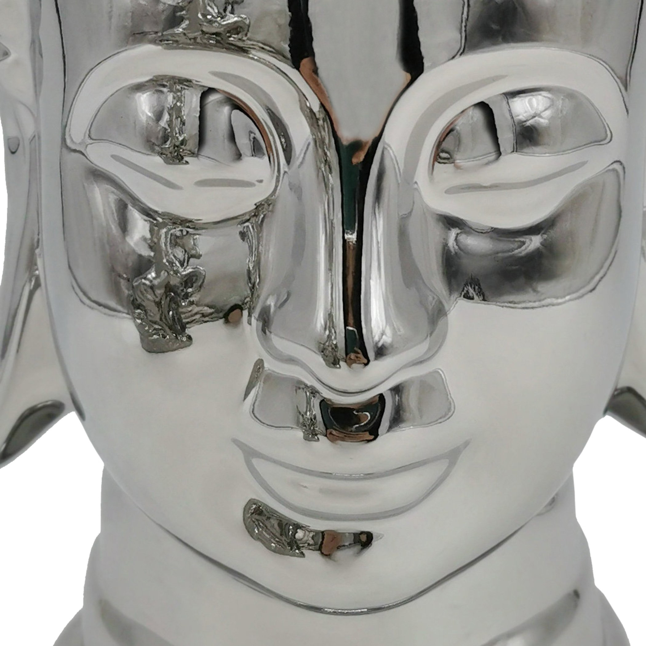 Casa Ceramic Buddha Head Figurine-hbxhomeware-homedecor-figurinesandornaments-image-3